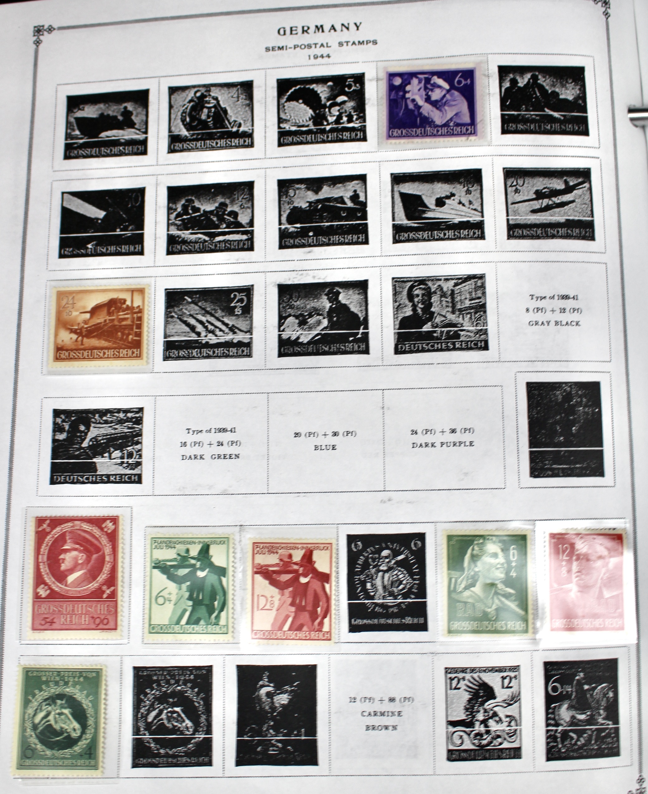 Scott's International Postage Stamp Album Collection, 1840 to 1949