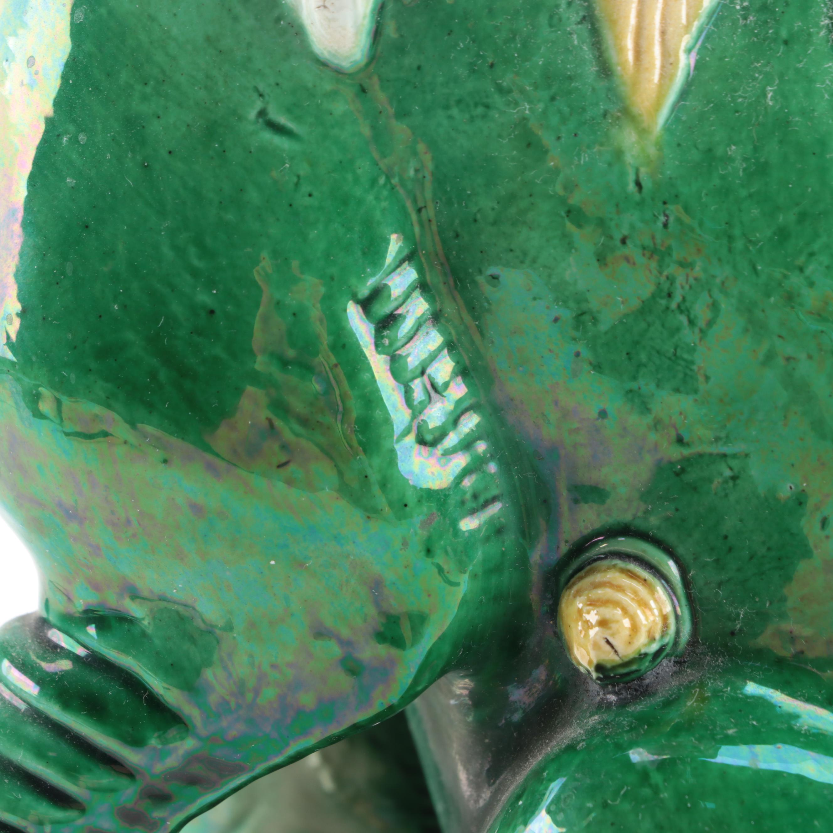 Chinese Guardian Lion Ceramic Figurines