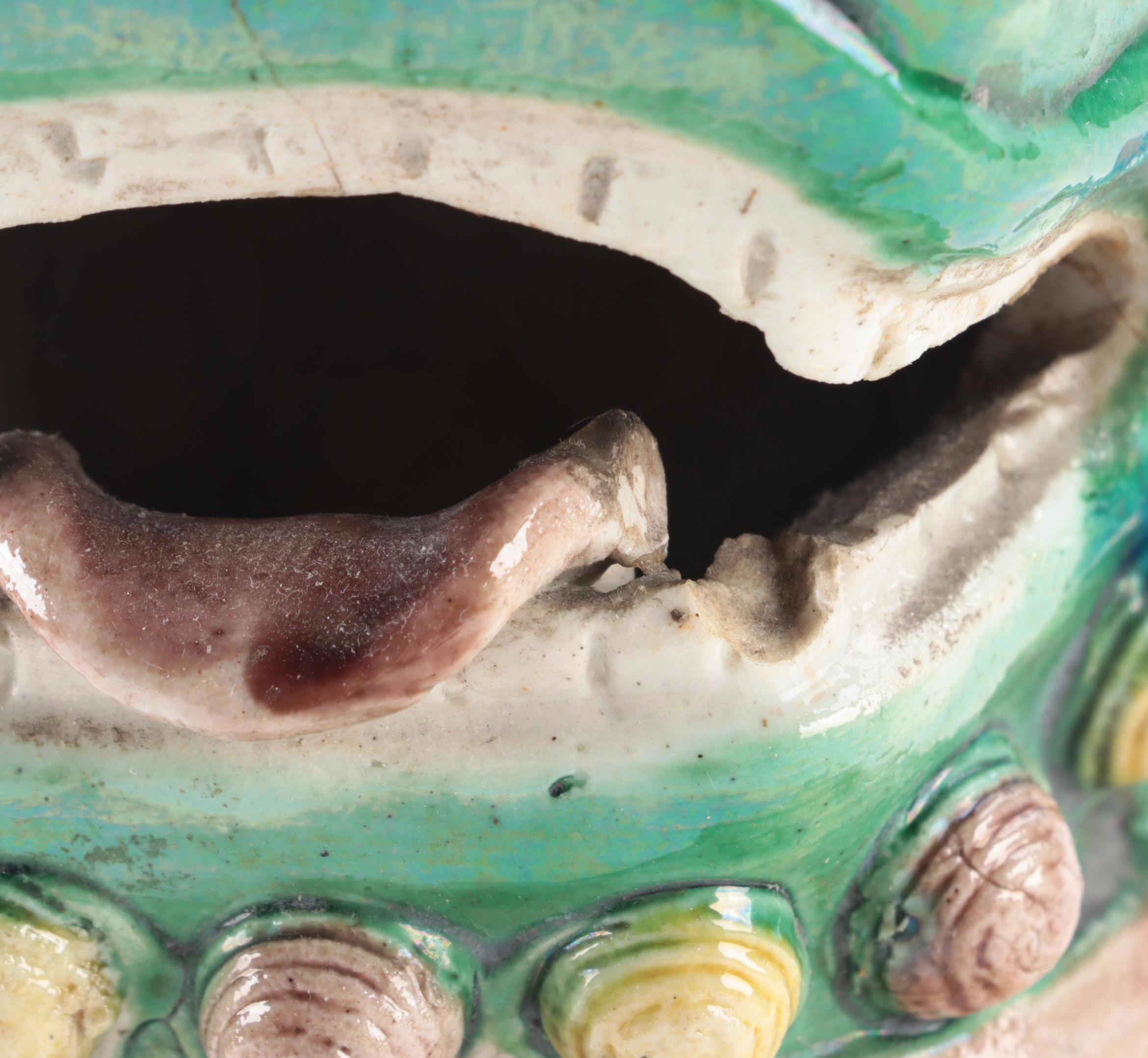 Chinese Guardian Lion Ceramic Figurines