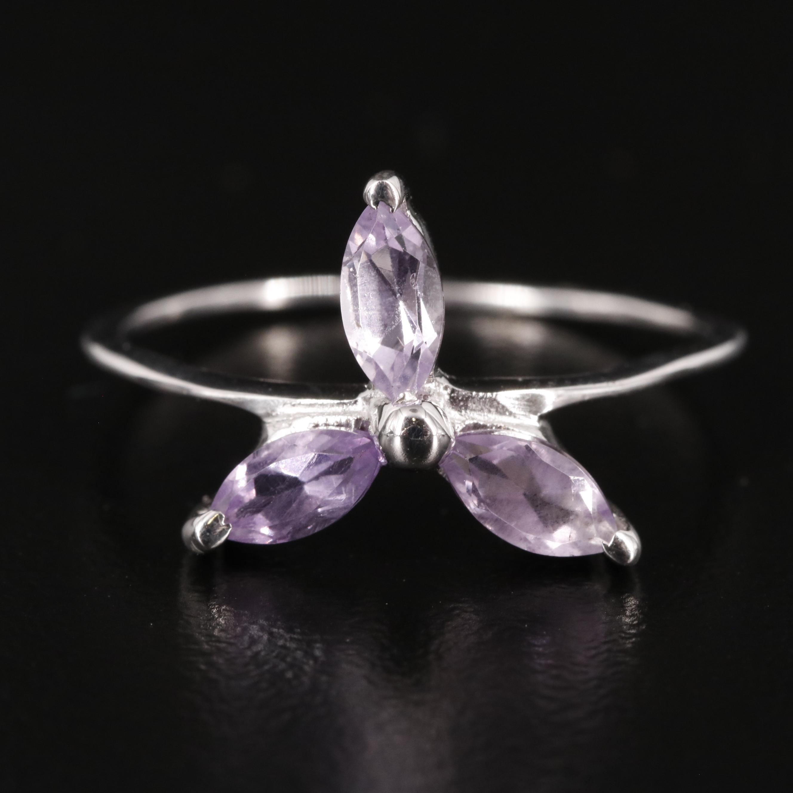Sterling Amethyst Ring