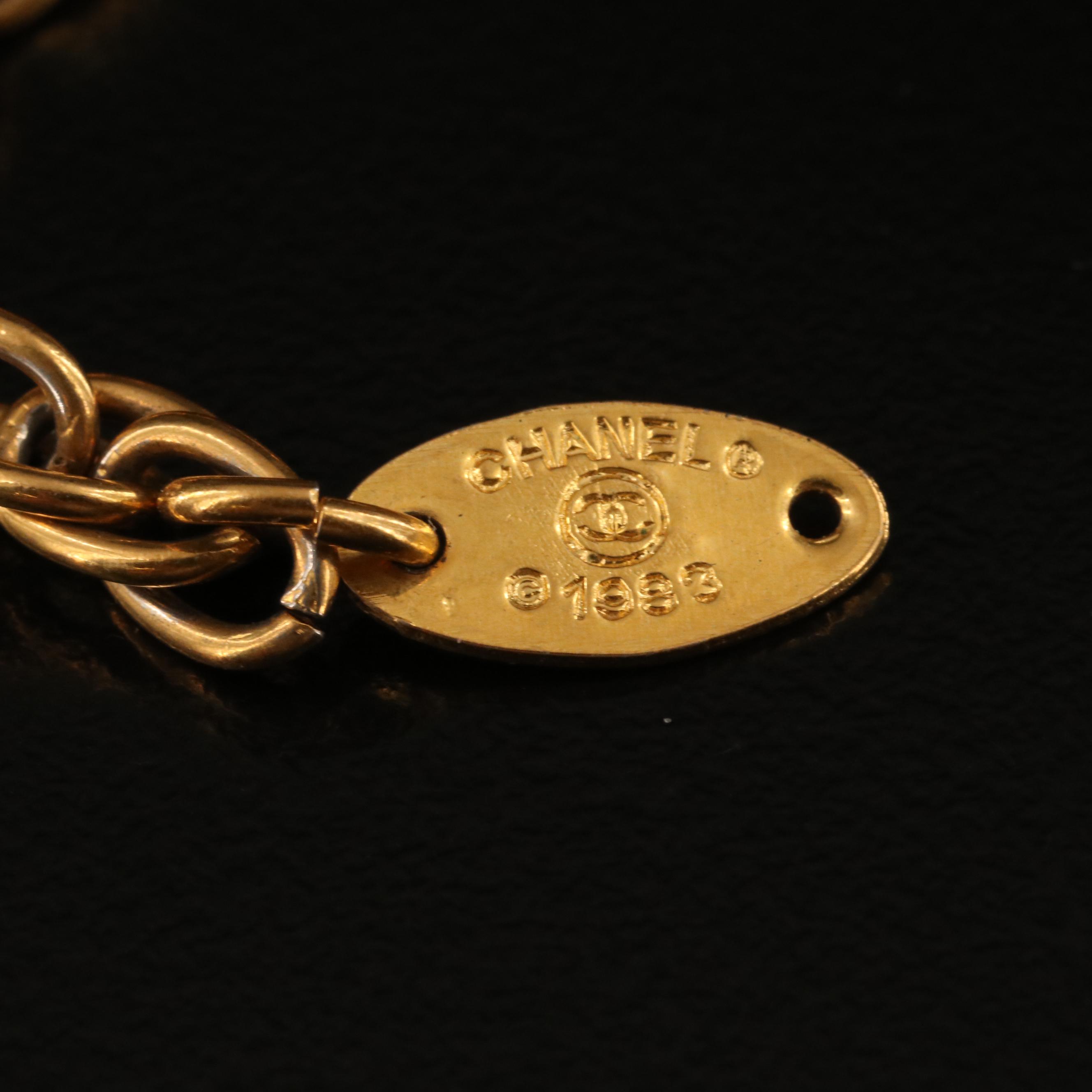 Chanel CC Logo Circle Link Bracelet