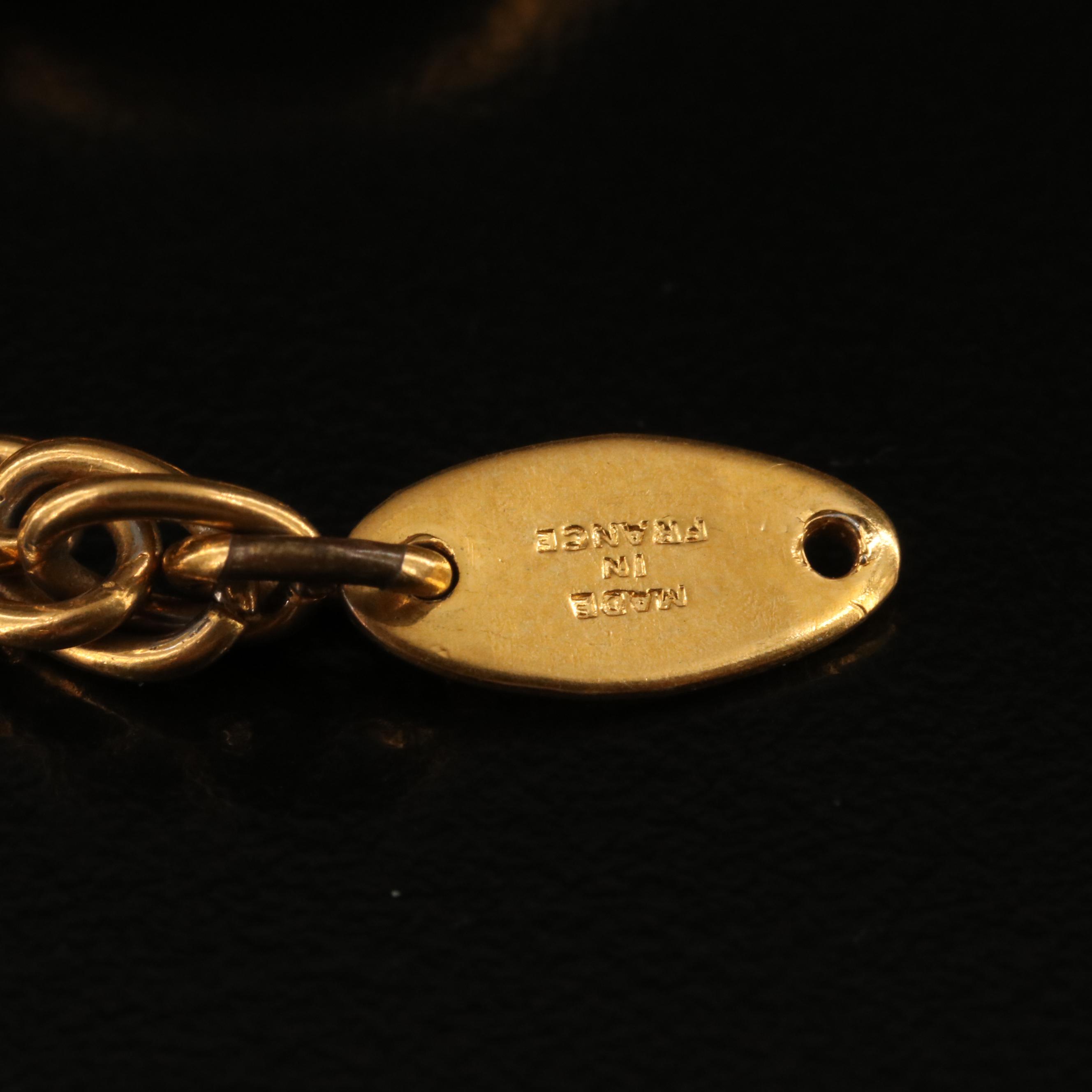 Chanel CC Logo Circle Link Bracelet