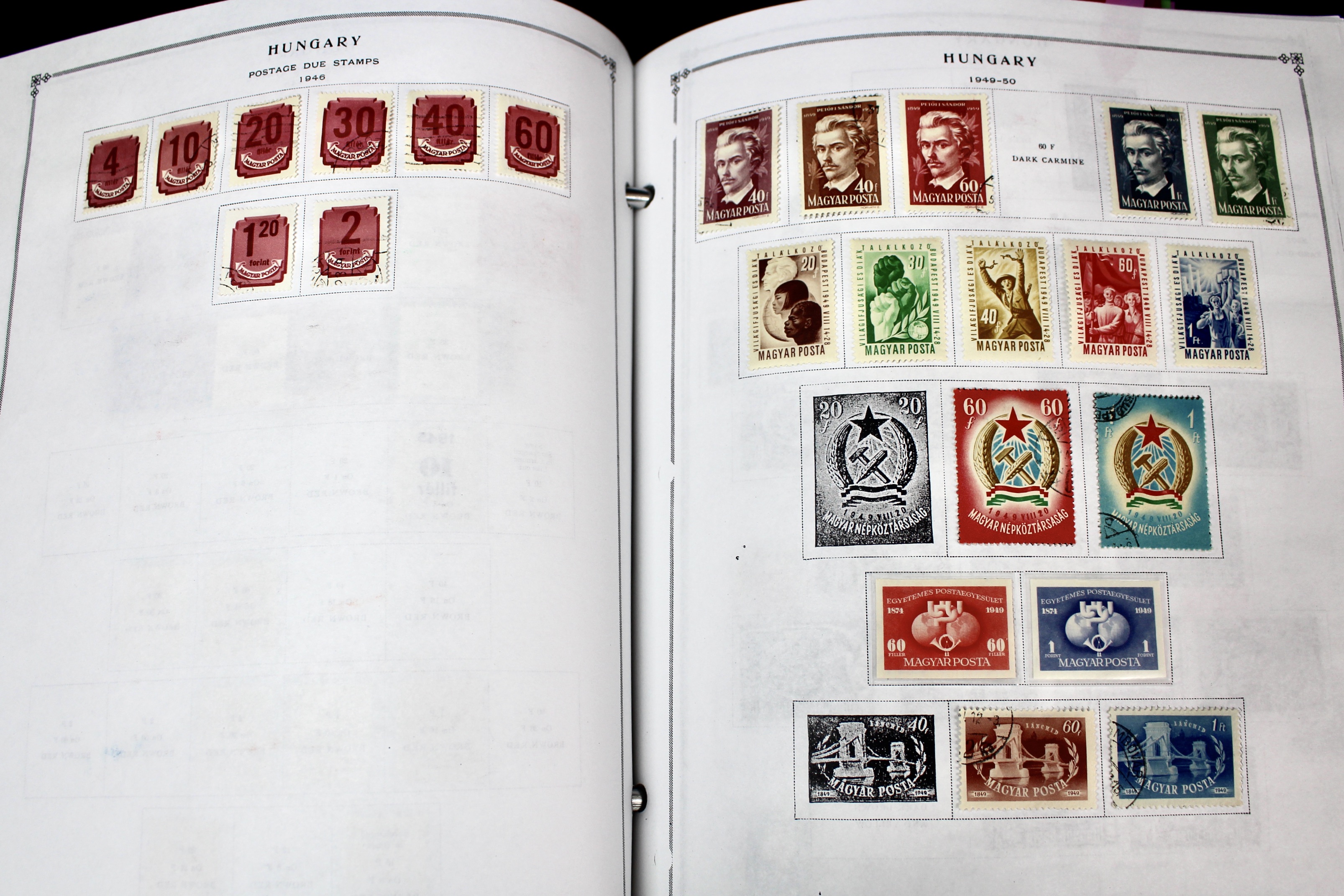 Scott's International Postage Stamp Album Collection, 1840 to 1949
