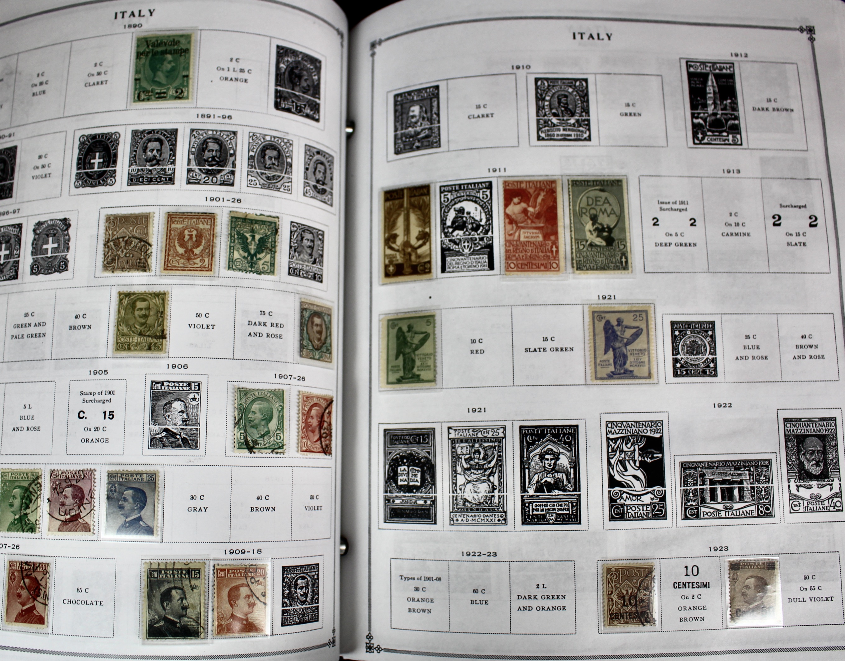 Scott's International Postage Stamp Album Collection, 1840 to 1949