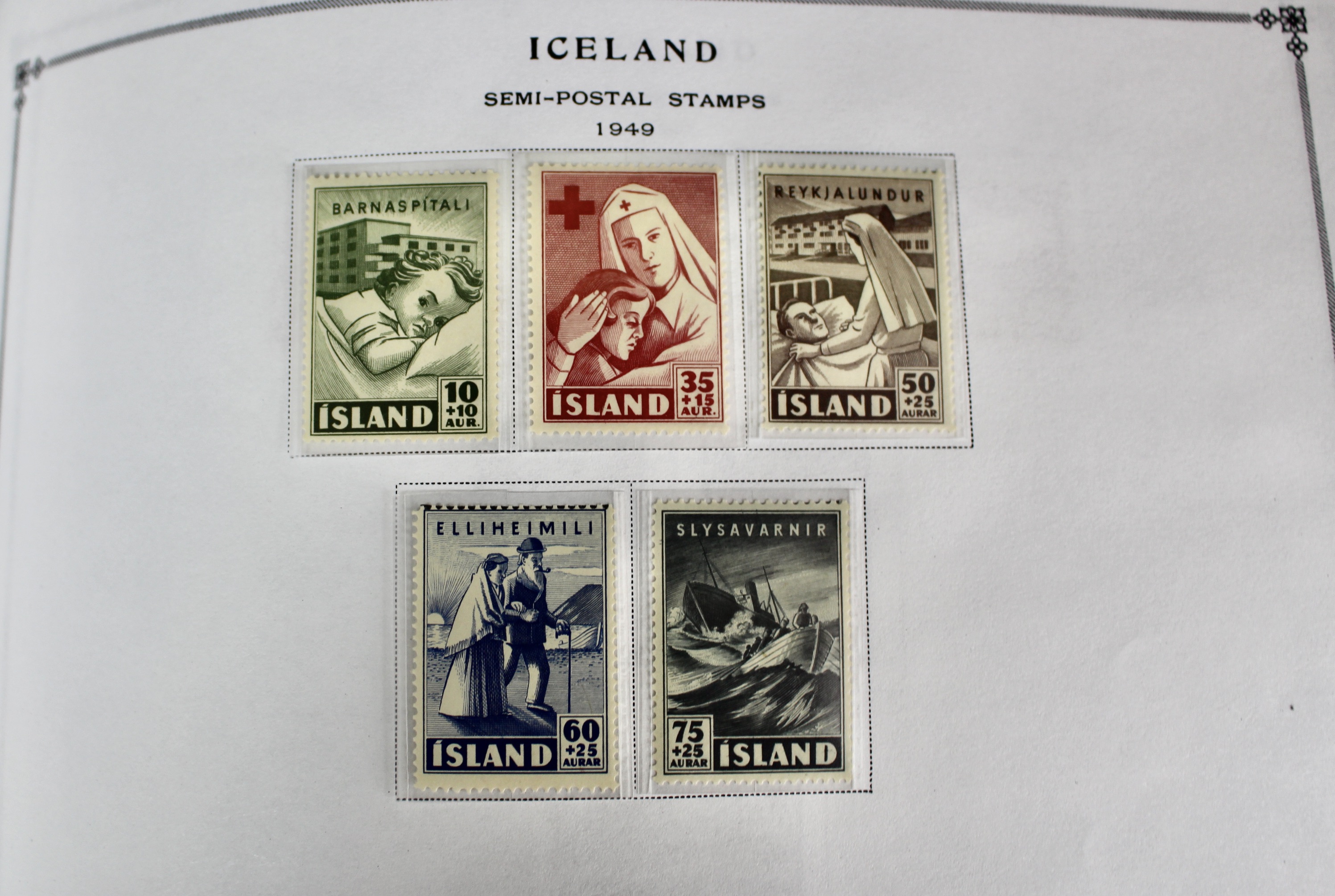 Scott's International Postage Stamp Album Collection, 1840 to 1949