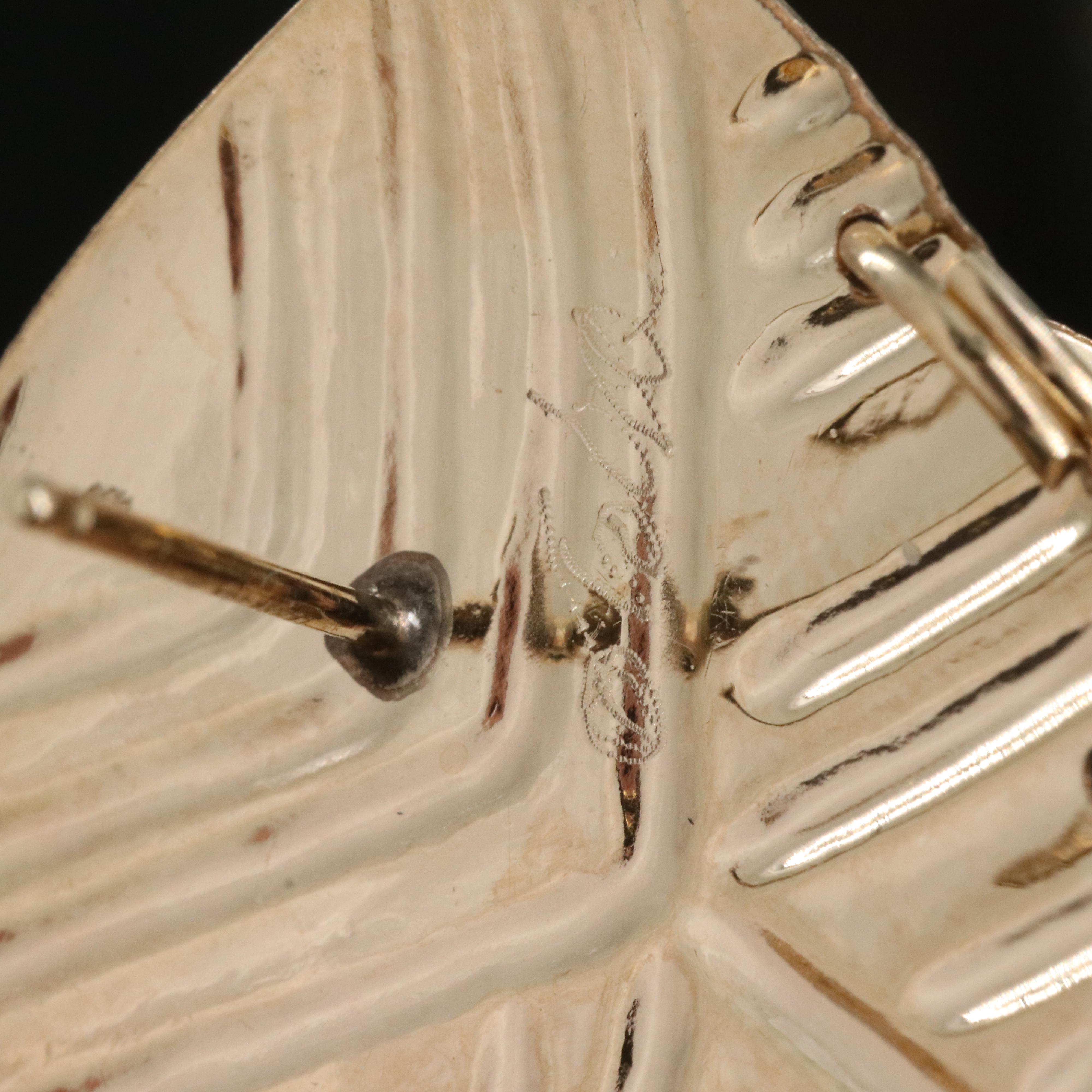 Tabra Earrings Including Cat's Eye Moonstone, Mother-of-Pearl, Sterling and 14K