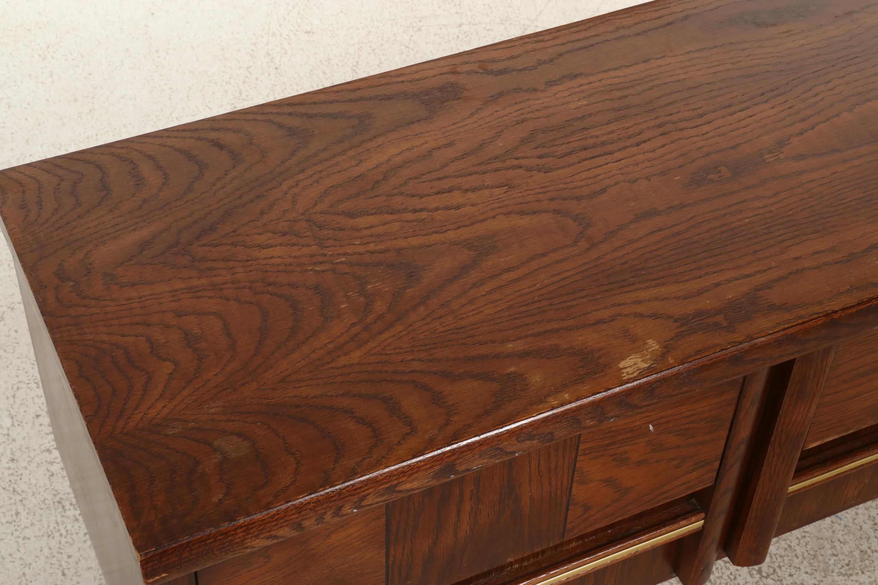 Lane "Aroma-Tite" Oak and Cedar-Lined Blanket Chest on Casters, 1970s