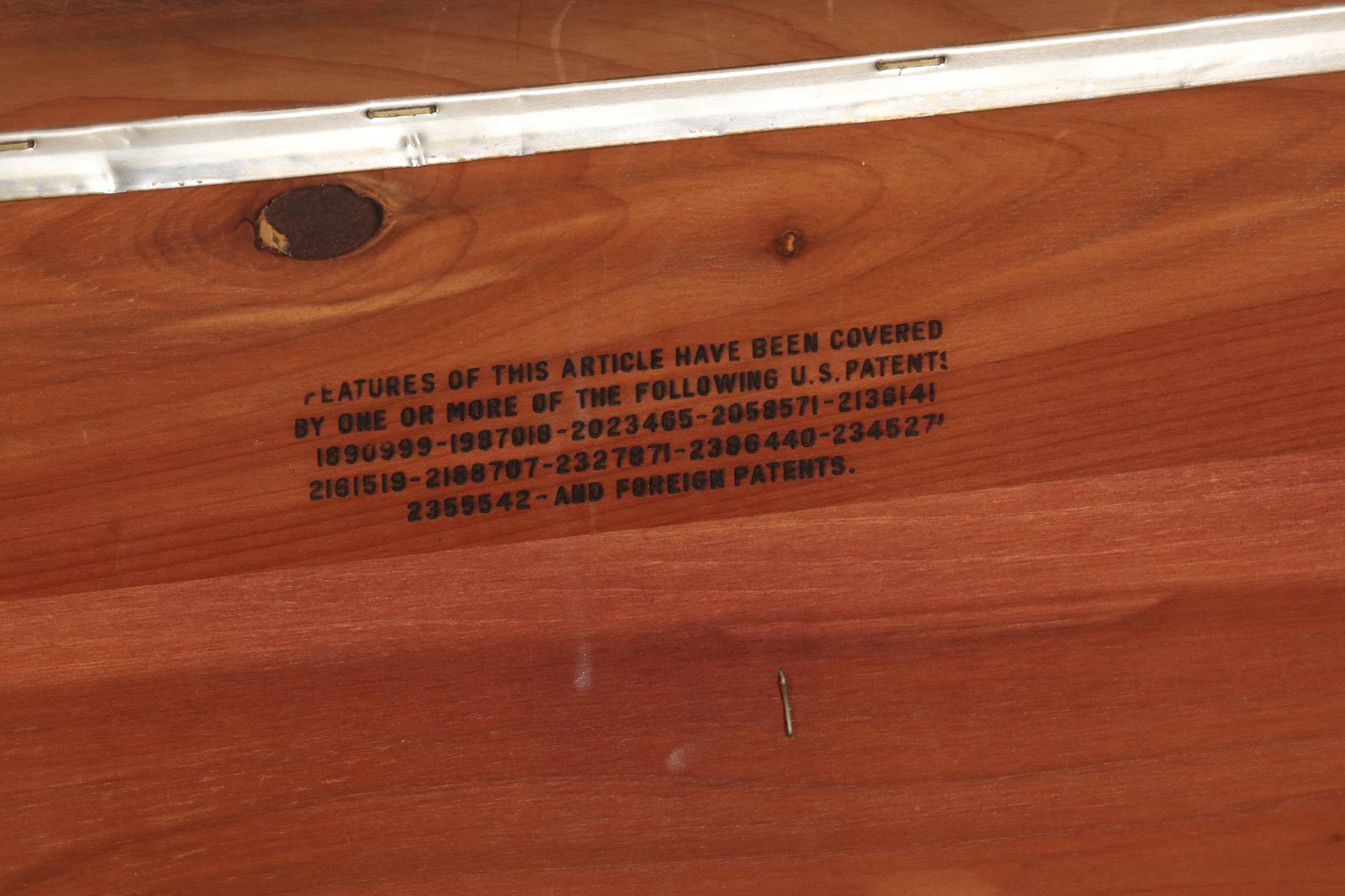 Lane "Aroma-Tite" Oak and Cedar-Lined Blanket Chest on Casters, 1970s