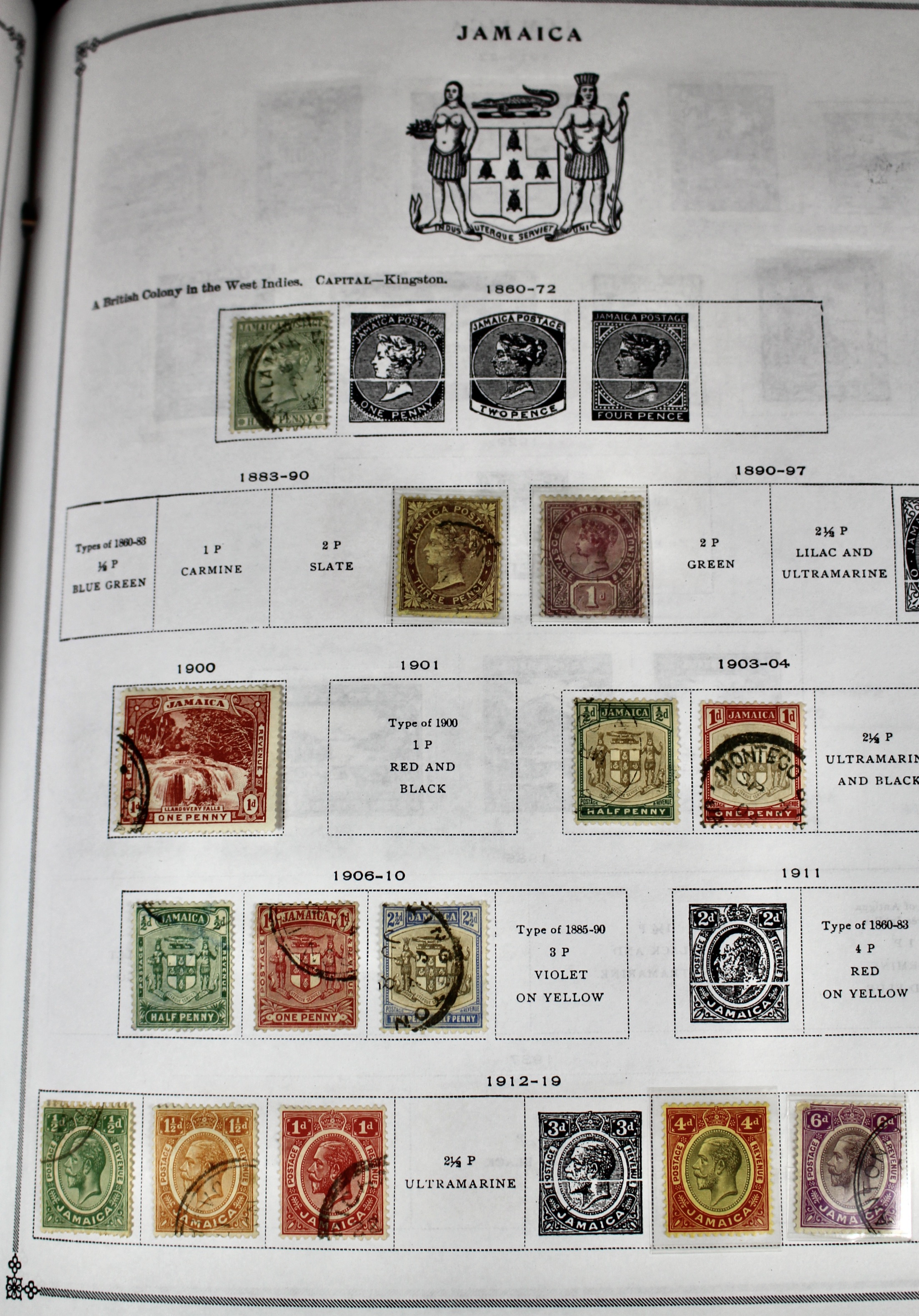 Scott's International Postage Stamp Album Collection, 1840 to 1949
