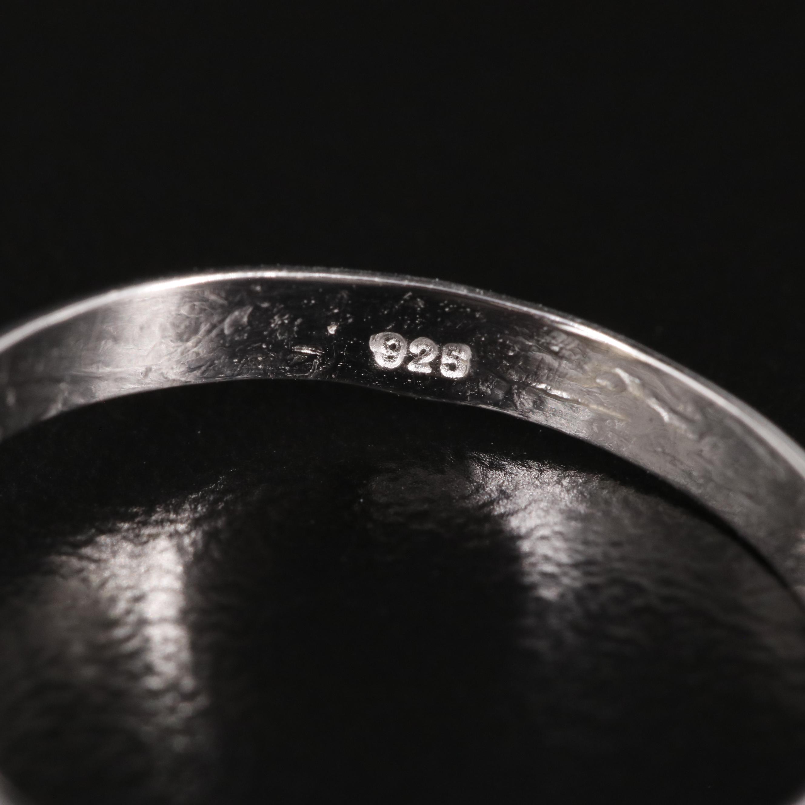 Sterling Citrine Ring