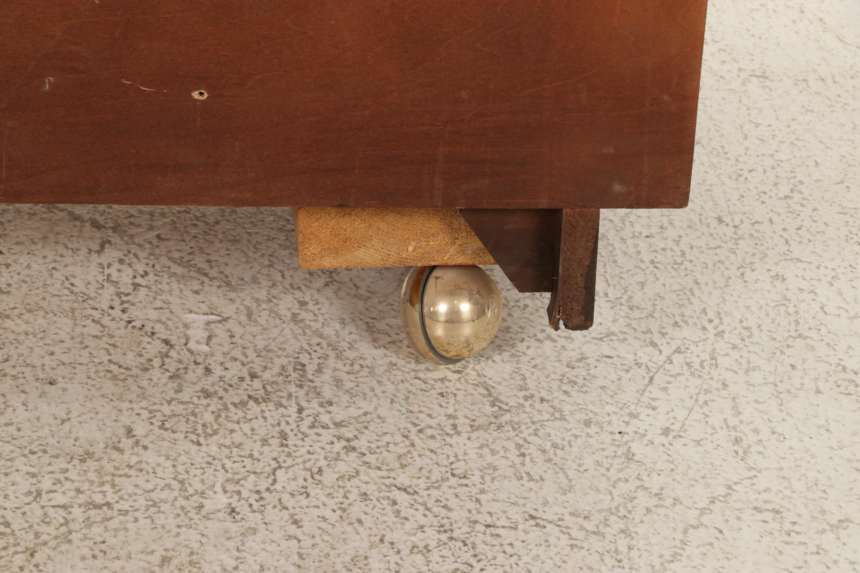 Lane "Aroma-Tite" Oak and Cedar-Lined Blanket Chest on Casters, 1970s