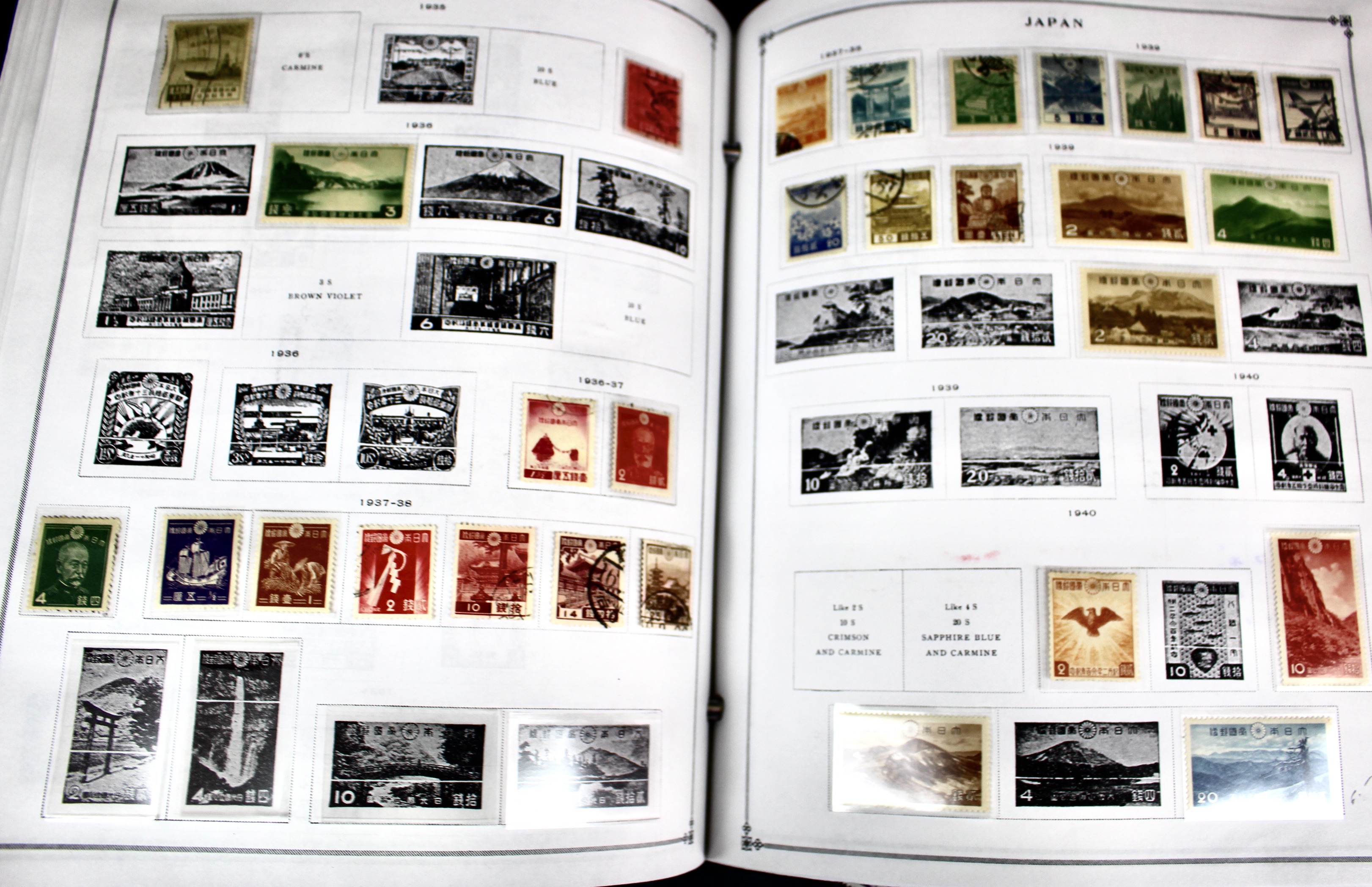 Scott's International Postage Stamp Album Collection, 1840 to 1949