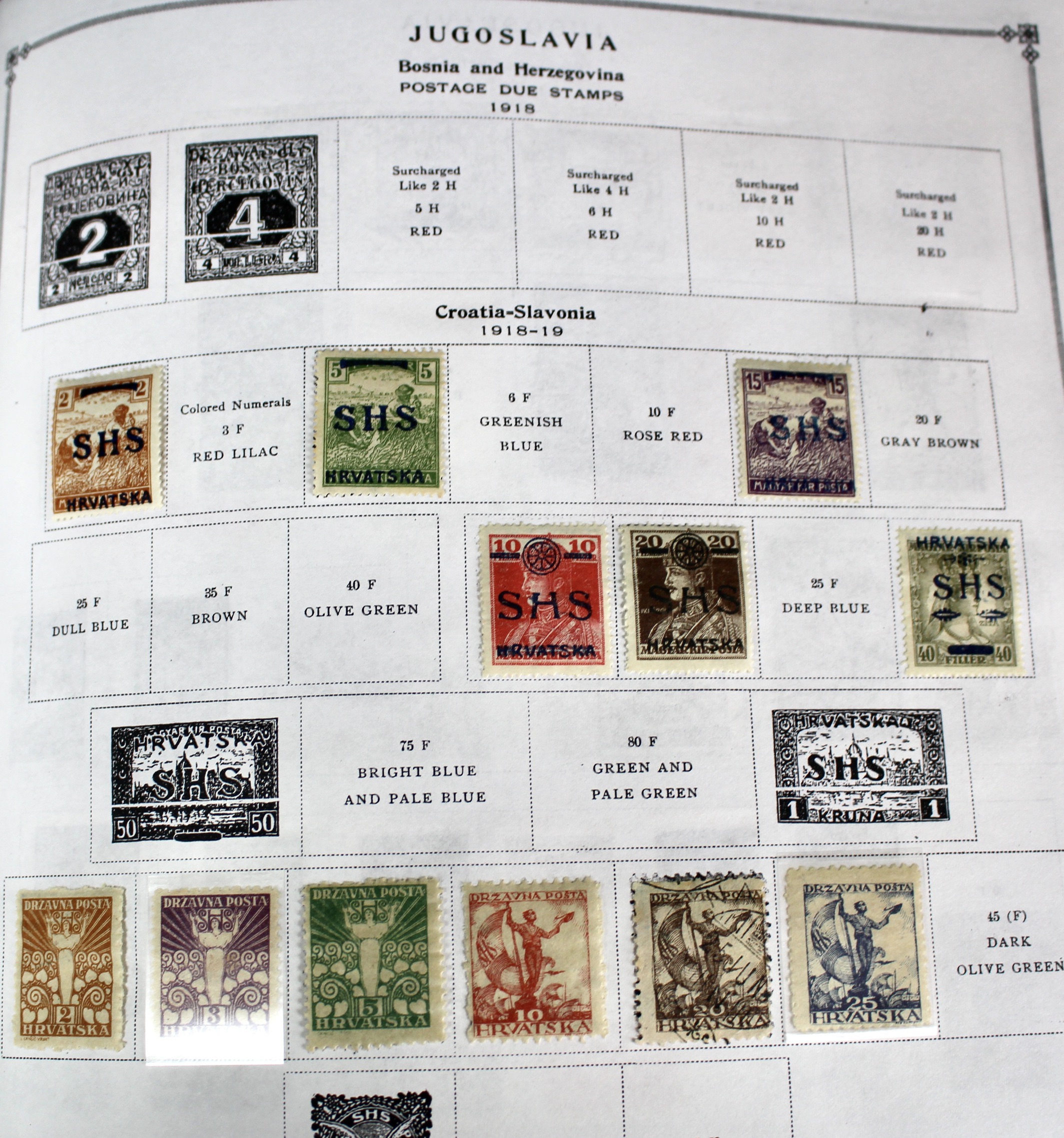 Scott's International Postage Stamp Album Collection, 1840 to 1949
