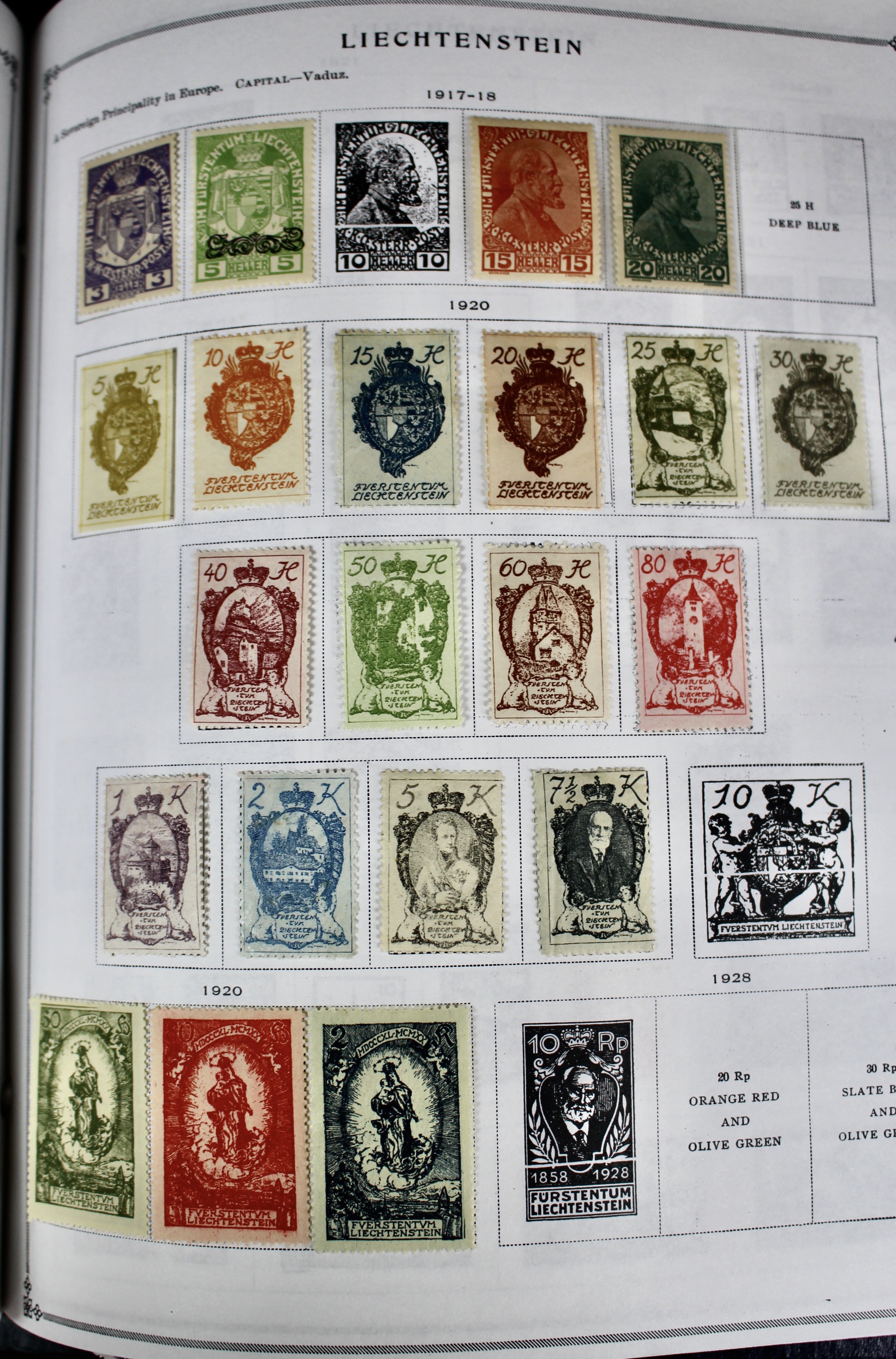 Scott's International Postage Stamp Album Collection, 1840 to 1949