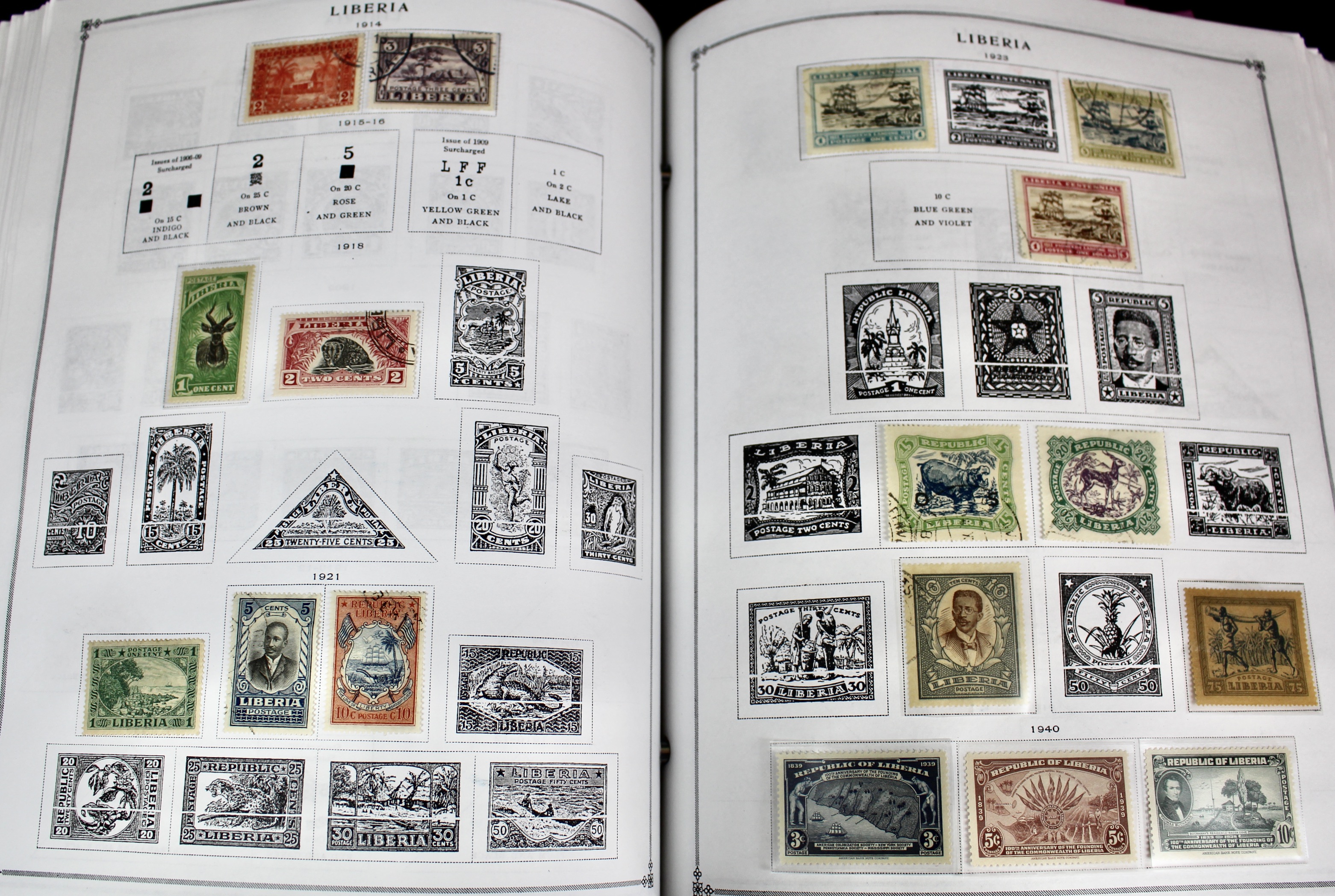 Scott's International Postage Stamp Album Collection, 1840 to 1949