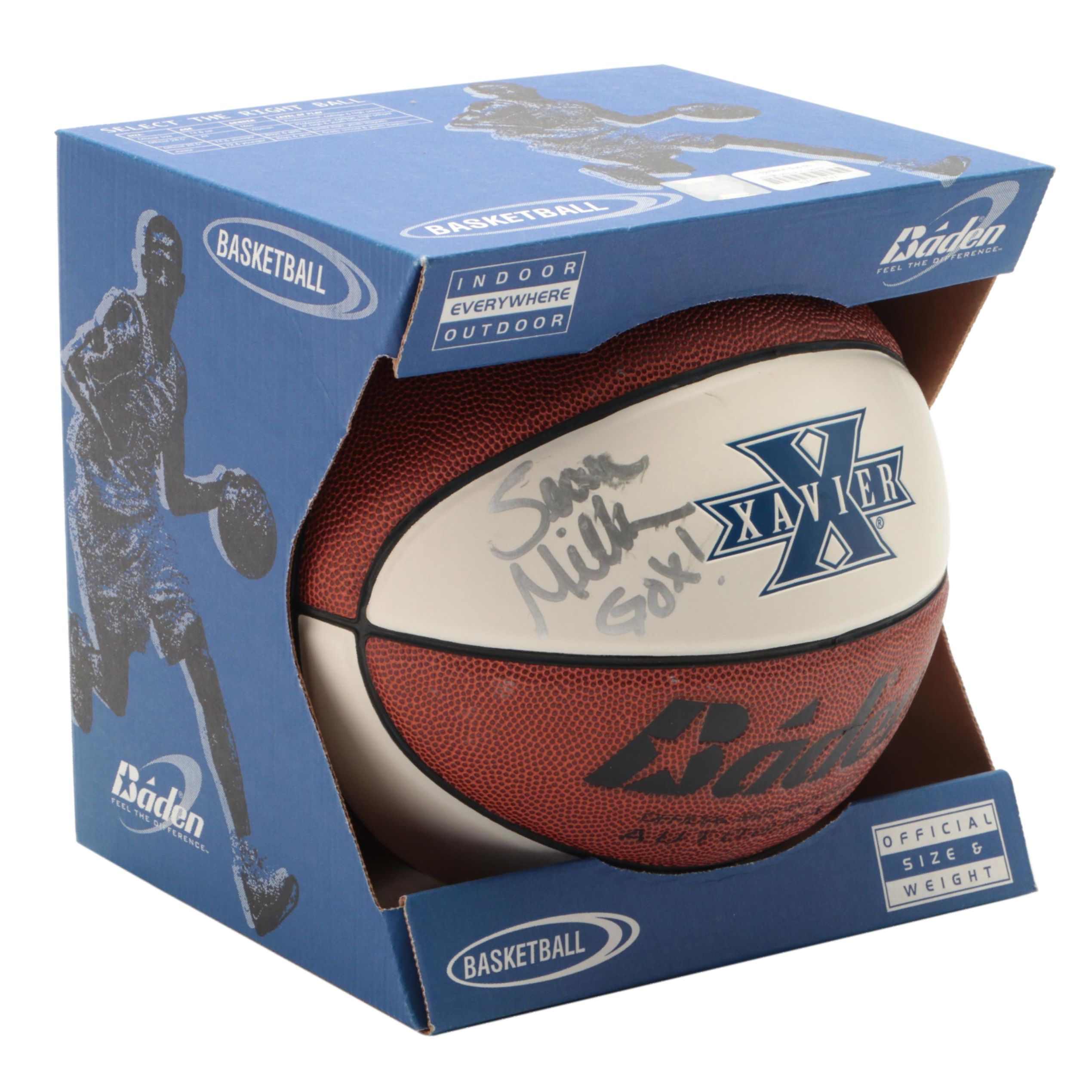 Sean Miller Signed Xavier University Baden Basketball