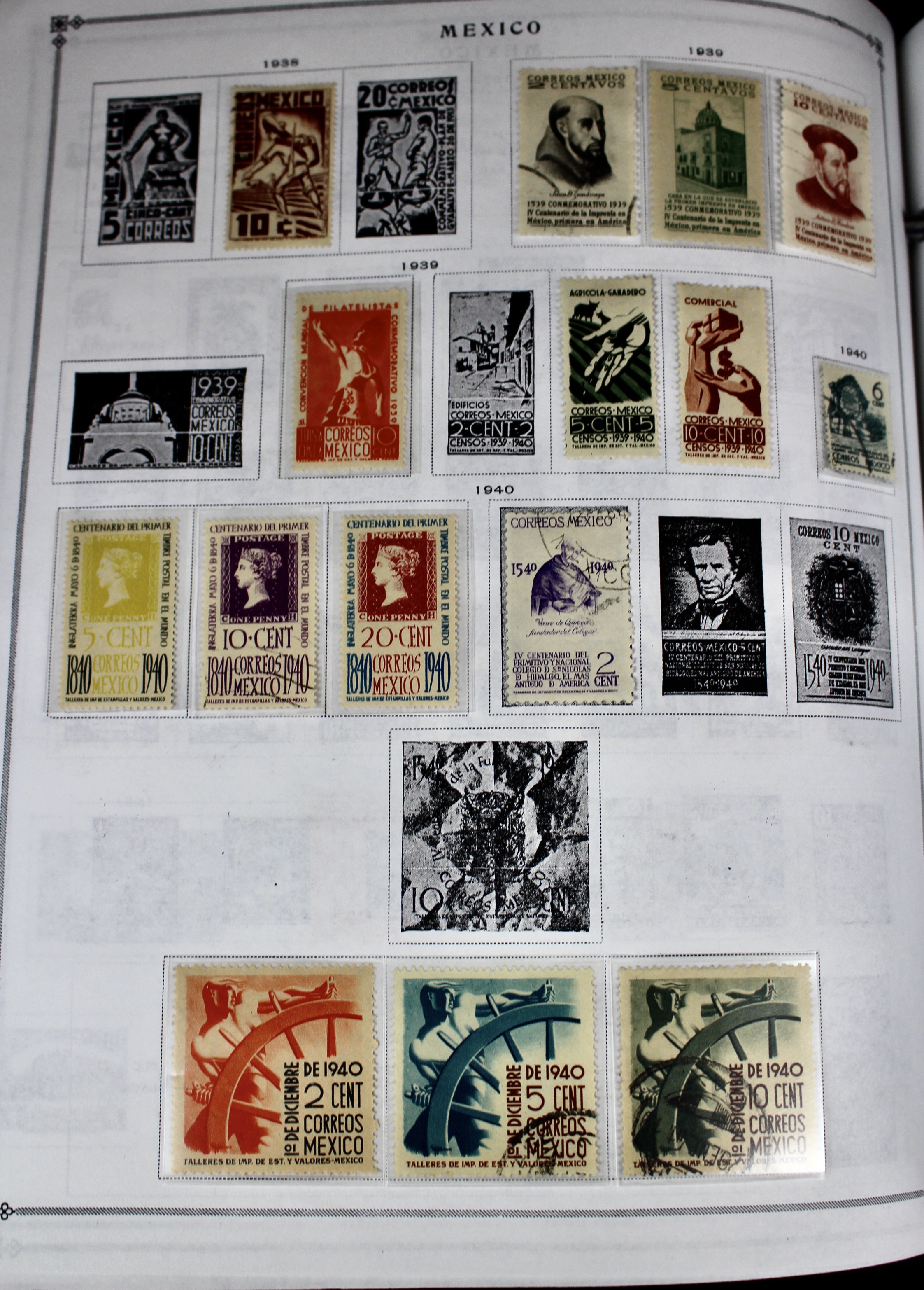 Scott's International Postage Stamp Album Collection, 1840 to 1949