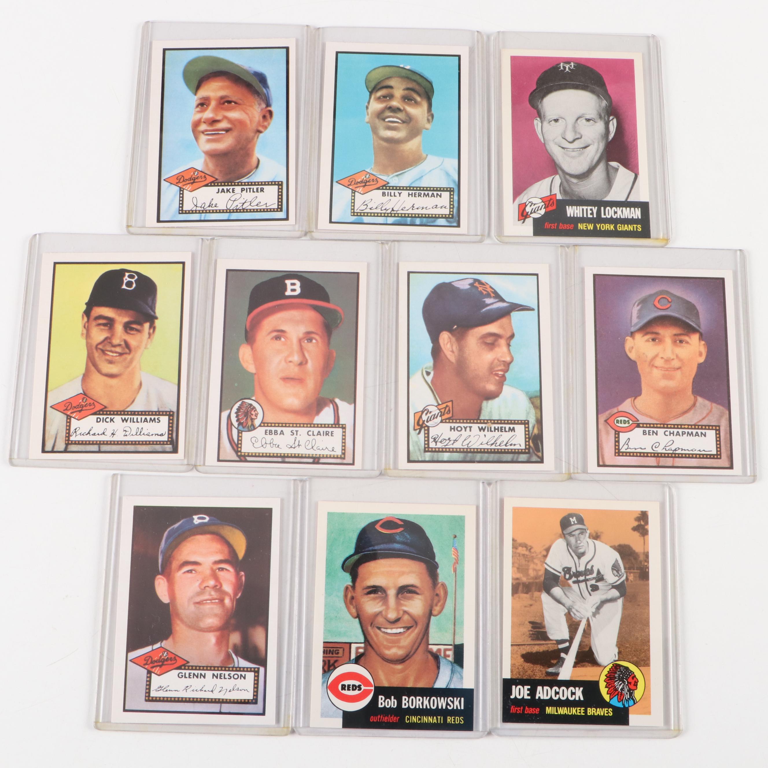 1952 and 1953 Topps Reprint Baseball Cards with Mickey Mantle and More