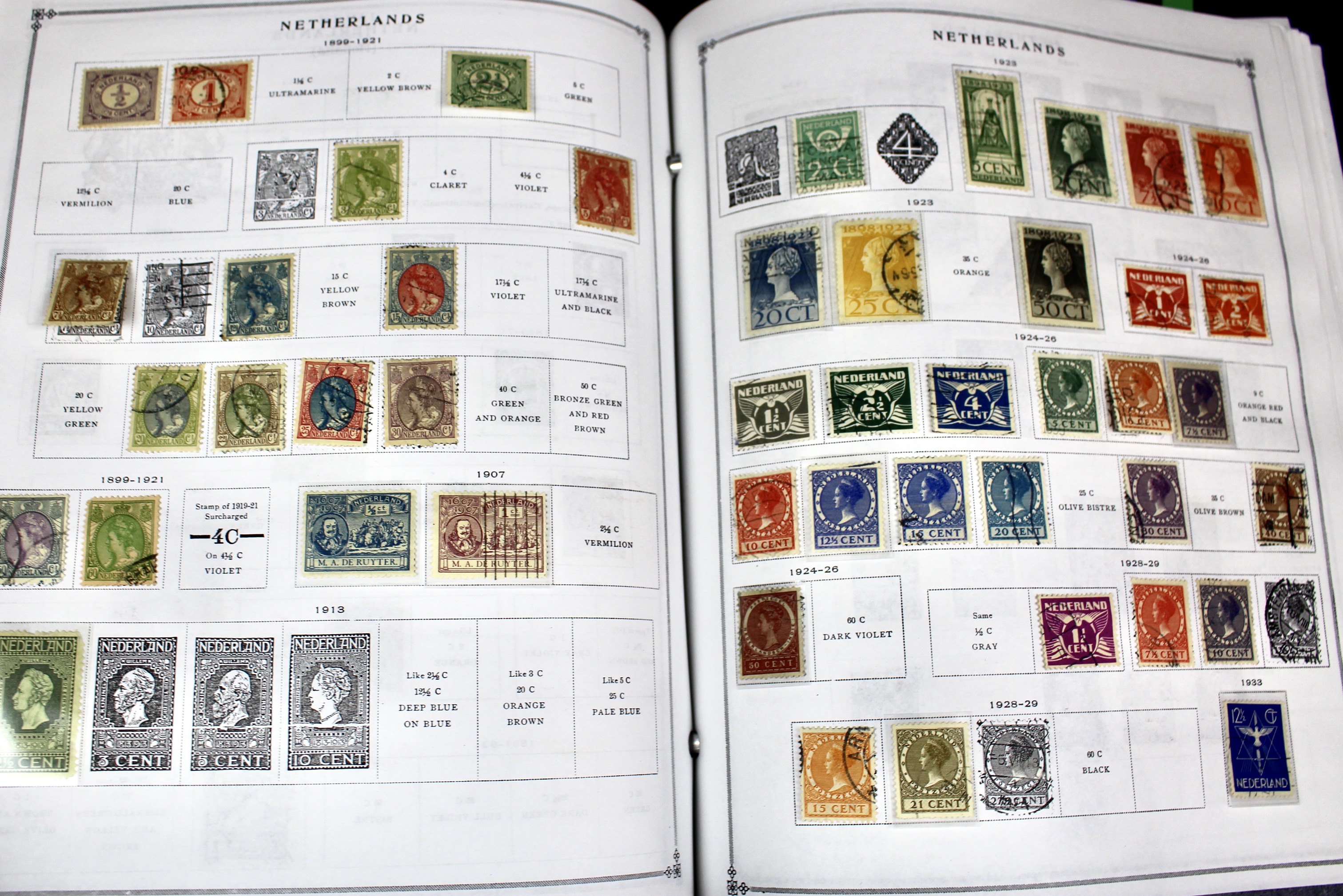 Scott's International Postage Stamp Album Collection, 1840 to 1949