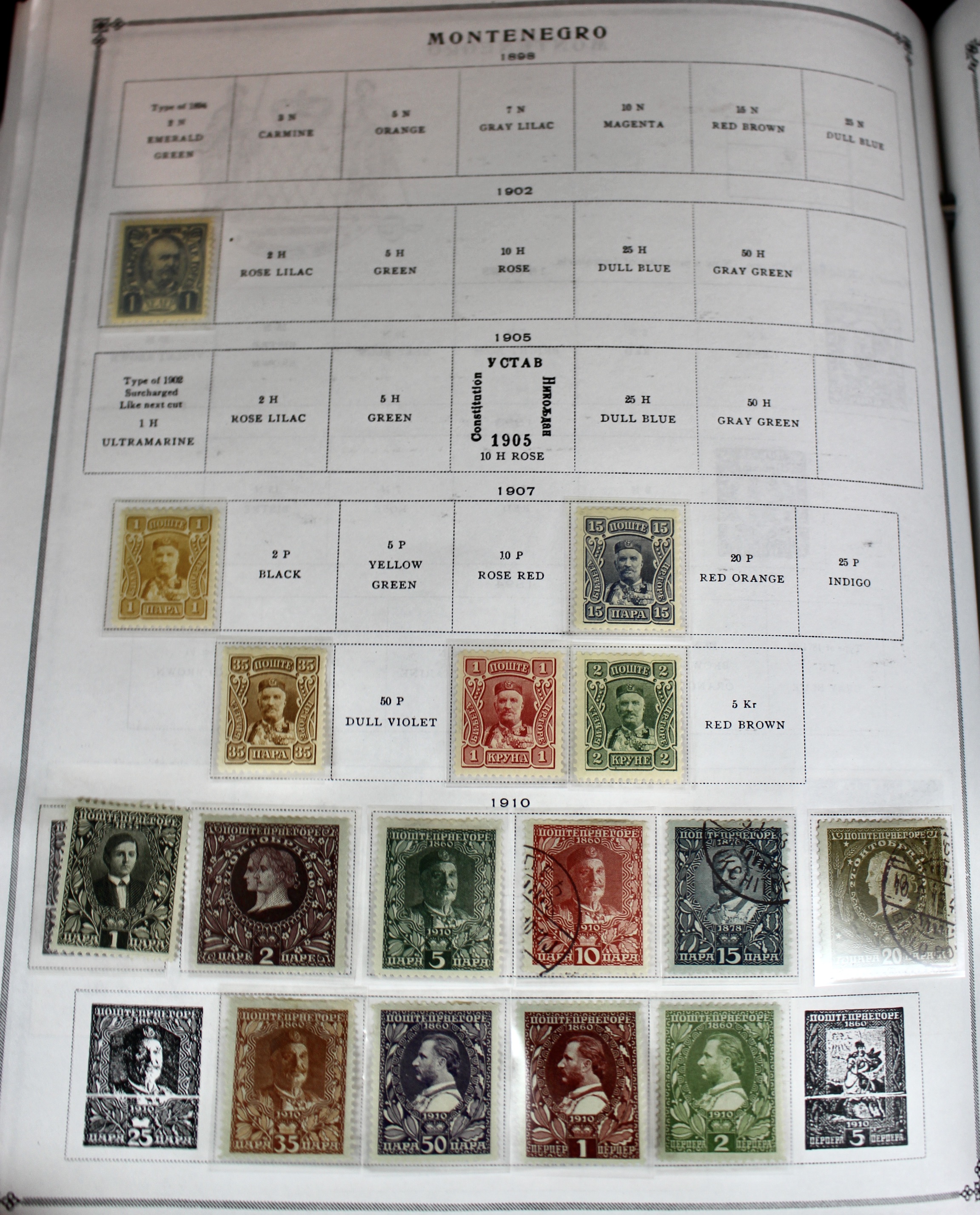 Scott's International Postage Stamp Album Collection, 1840 to 1949