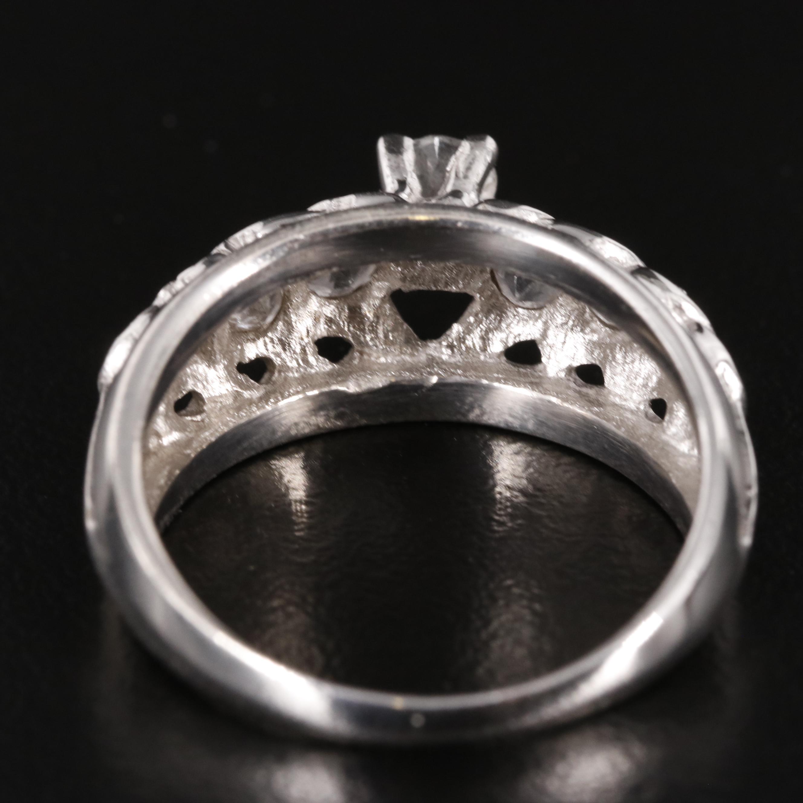 Sterling White Topaz Ring