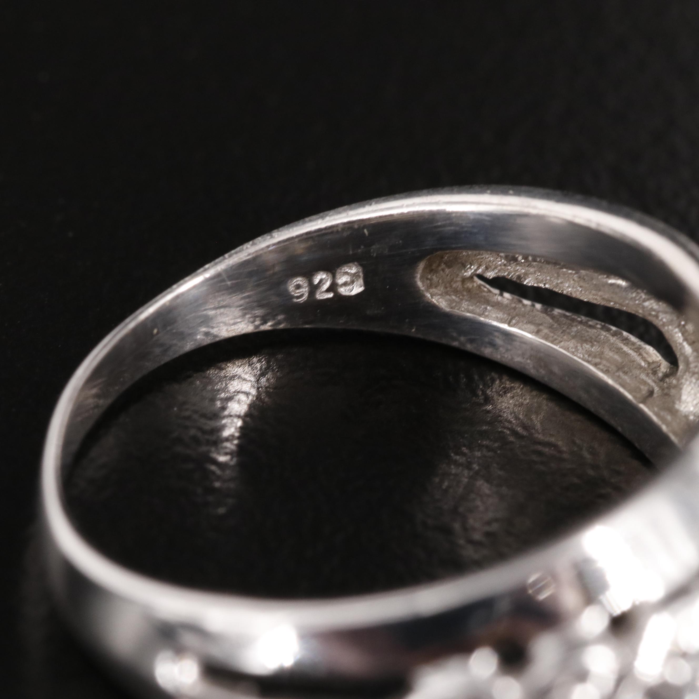 Sterling White Topaz Ring