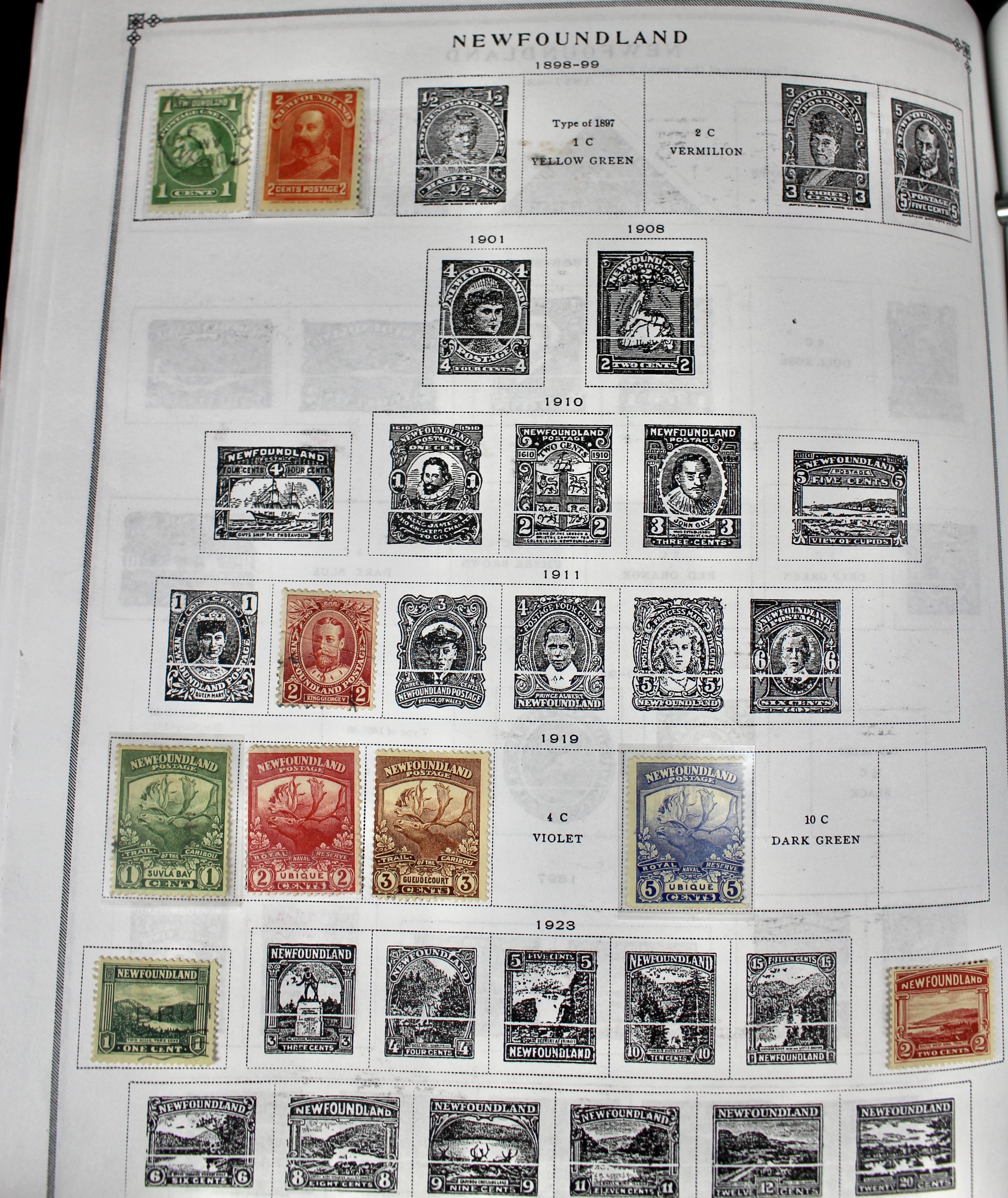 Scott's International Postage Stamp Album Collection, 1840 to 1949