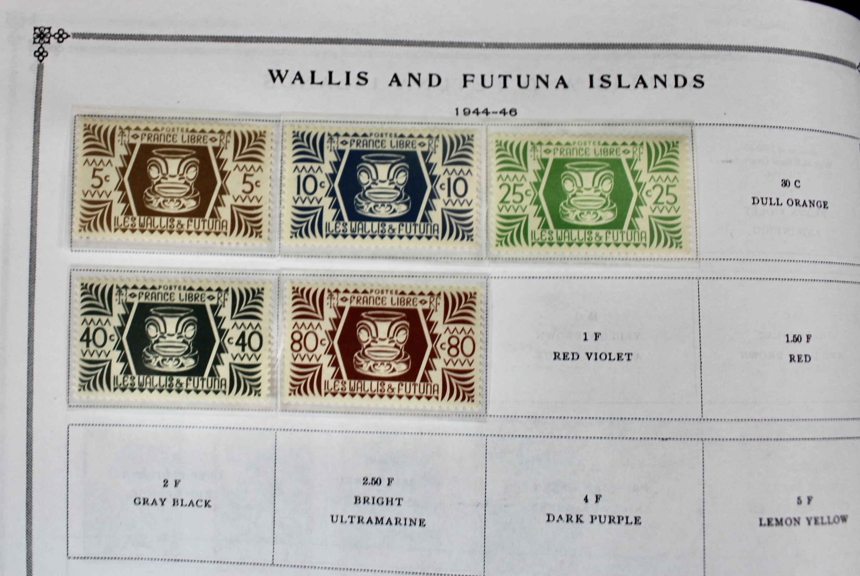 Scott's International Postage Stamp Album Collection, 1840 to 1949