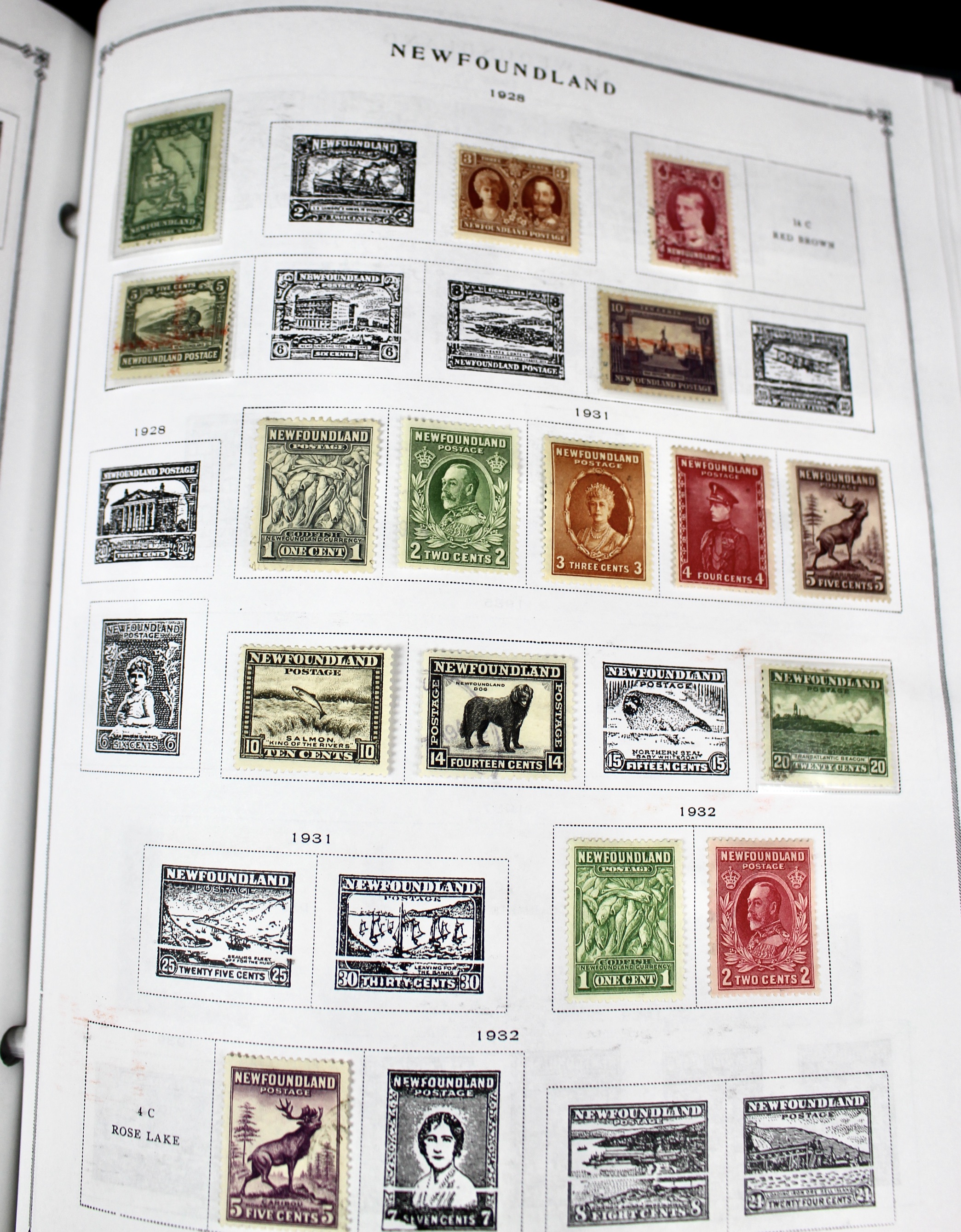 Scott's International Postage Stamp Album Collection, 1840 to 1949