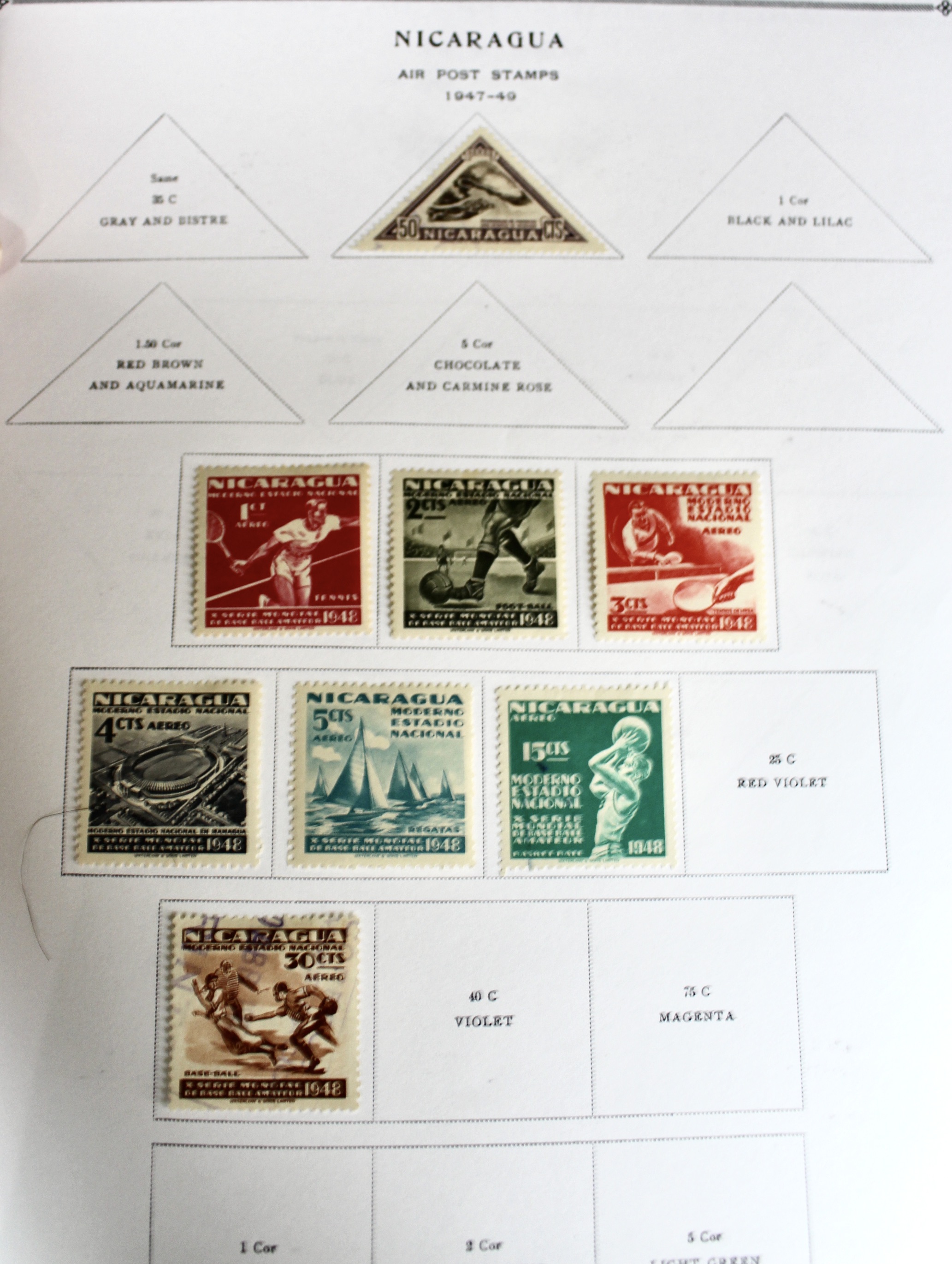 Scott's International Postage Stamp Album Collection, 1840 to 1949