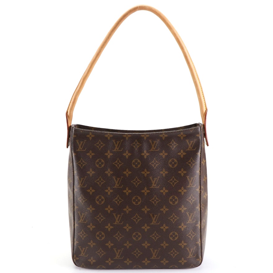 Louis Vuitton Looping GM Bag in Monogram Canvas and Vachetta Leather