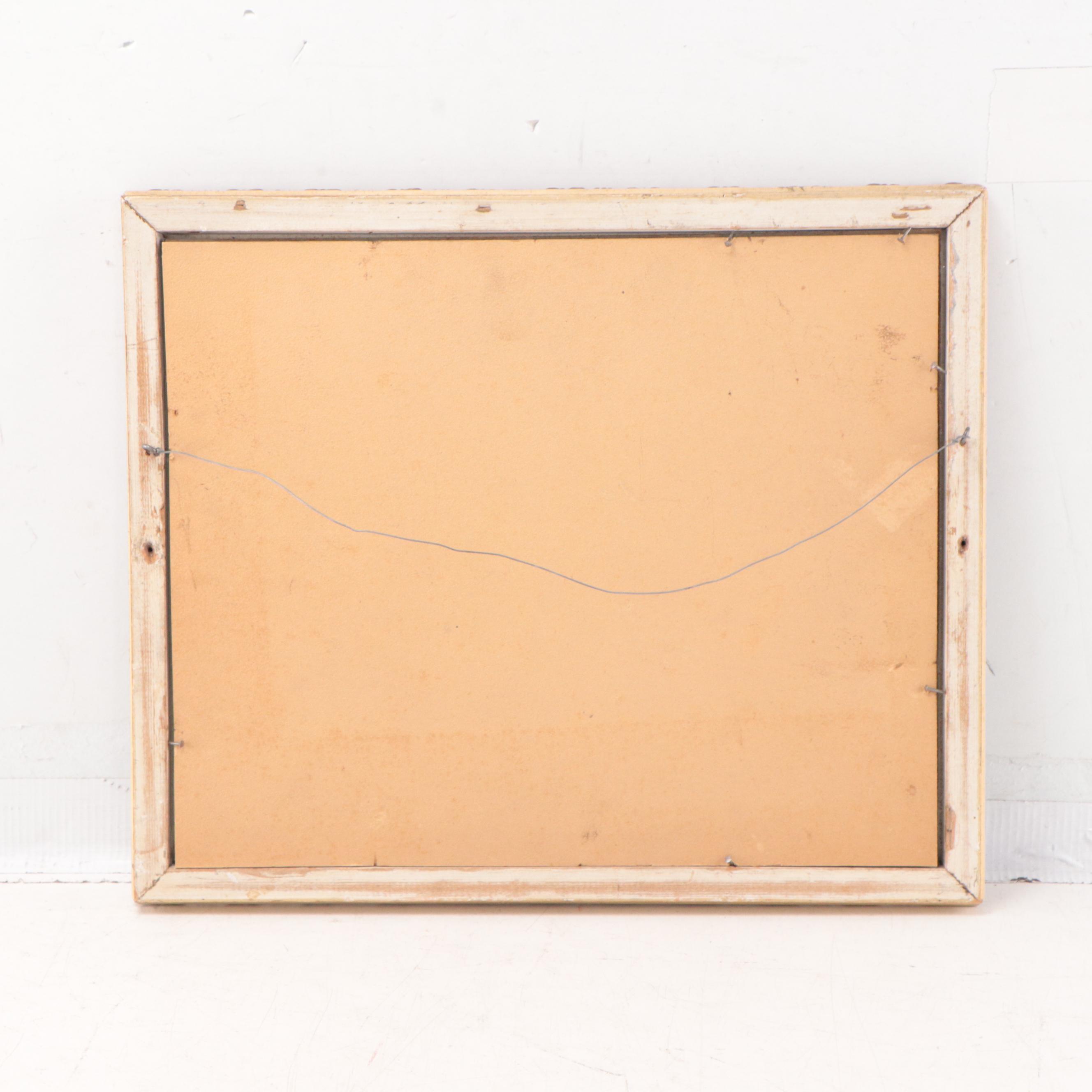 Watercolor Painting of Alpine Landscape