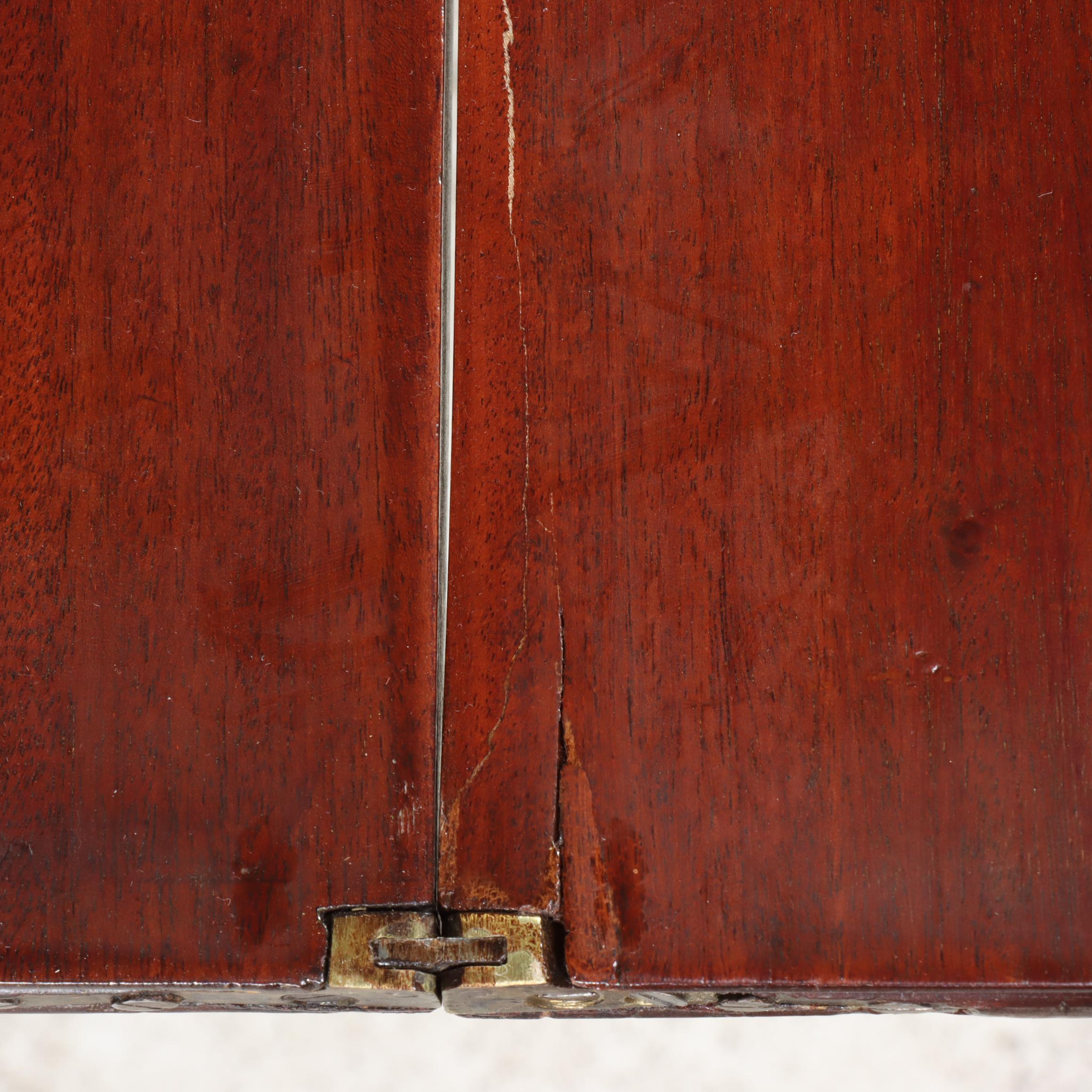 Late Federal Flame Mahogany Games Table, circa 1830
