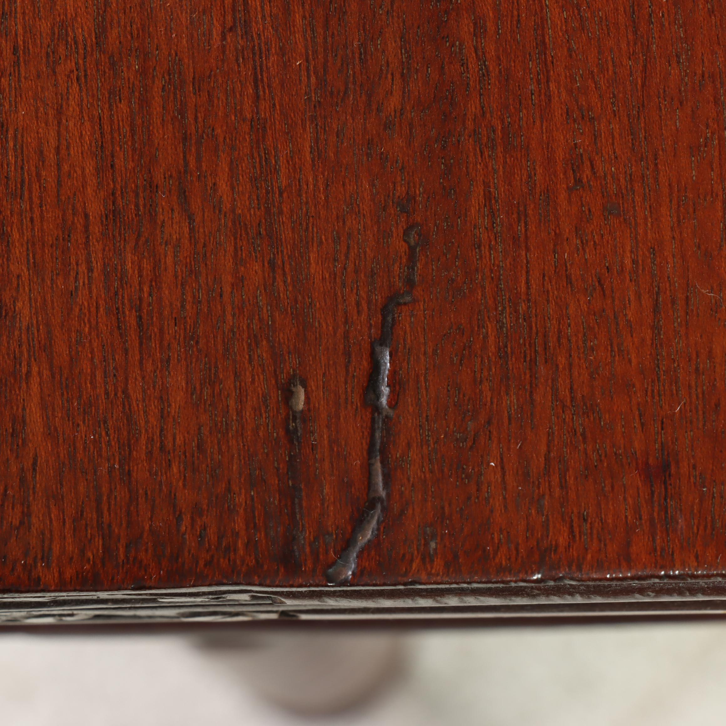 Late Federal Flame Mahogany Games Table, circa 1830