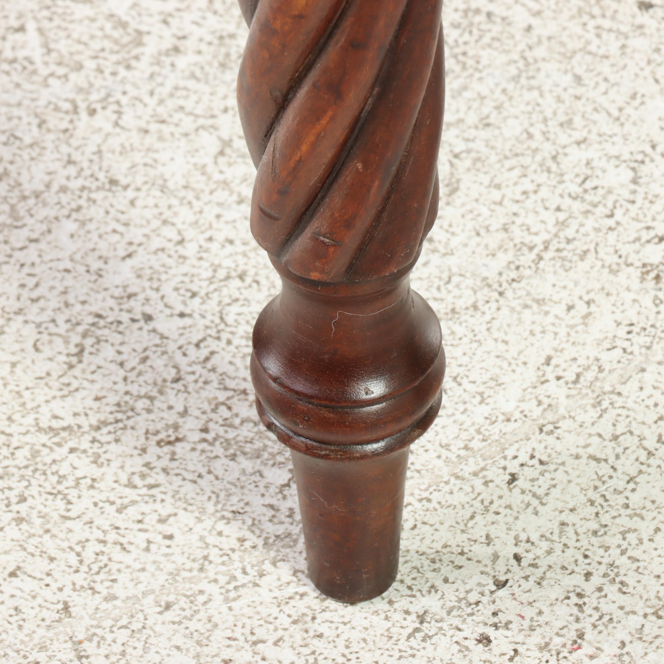 Late Federal Flame Mahogany Games Table, circa 1830