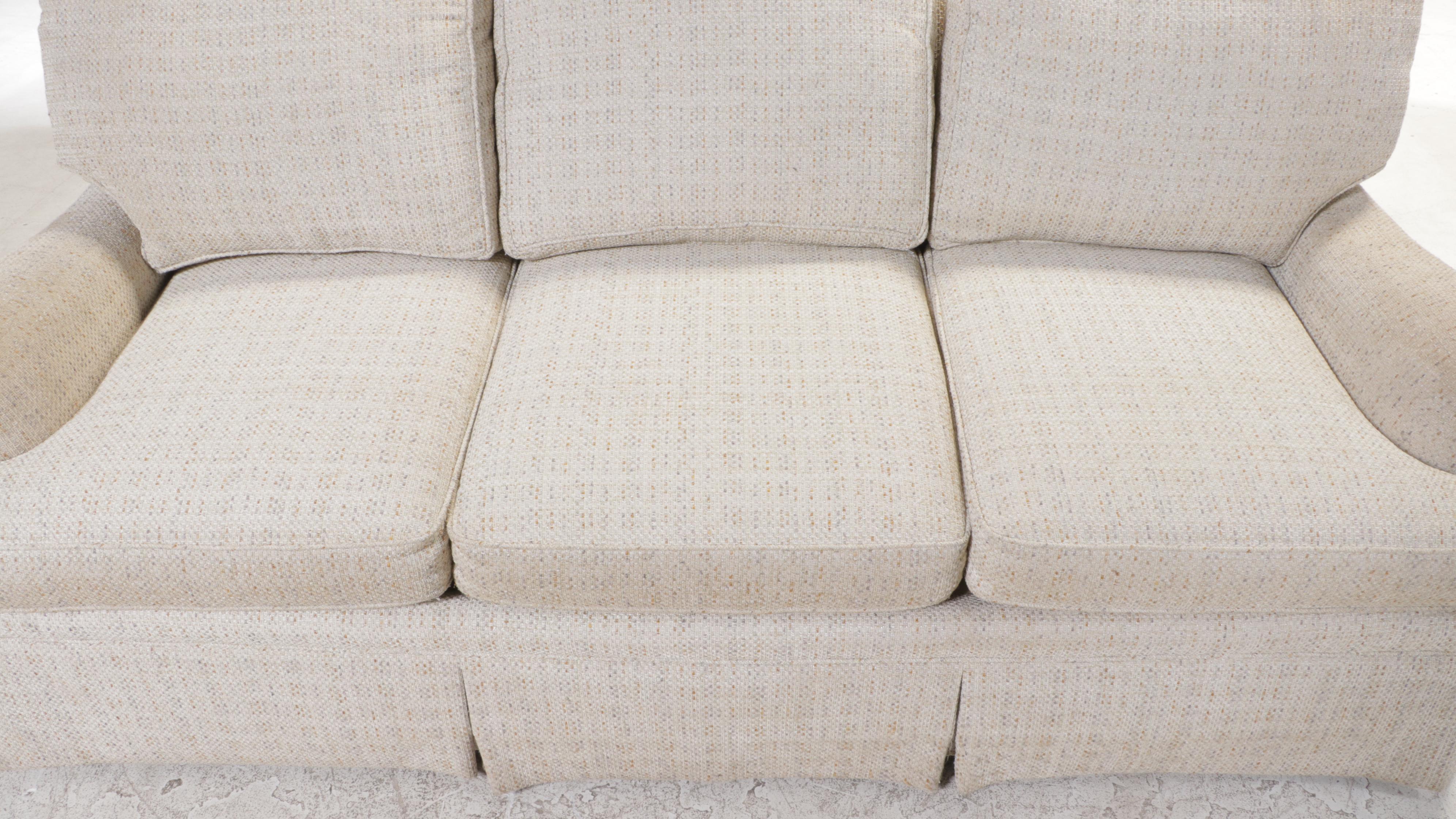 Custom-Upholstered English Roll-Arm Sofa