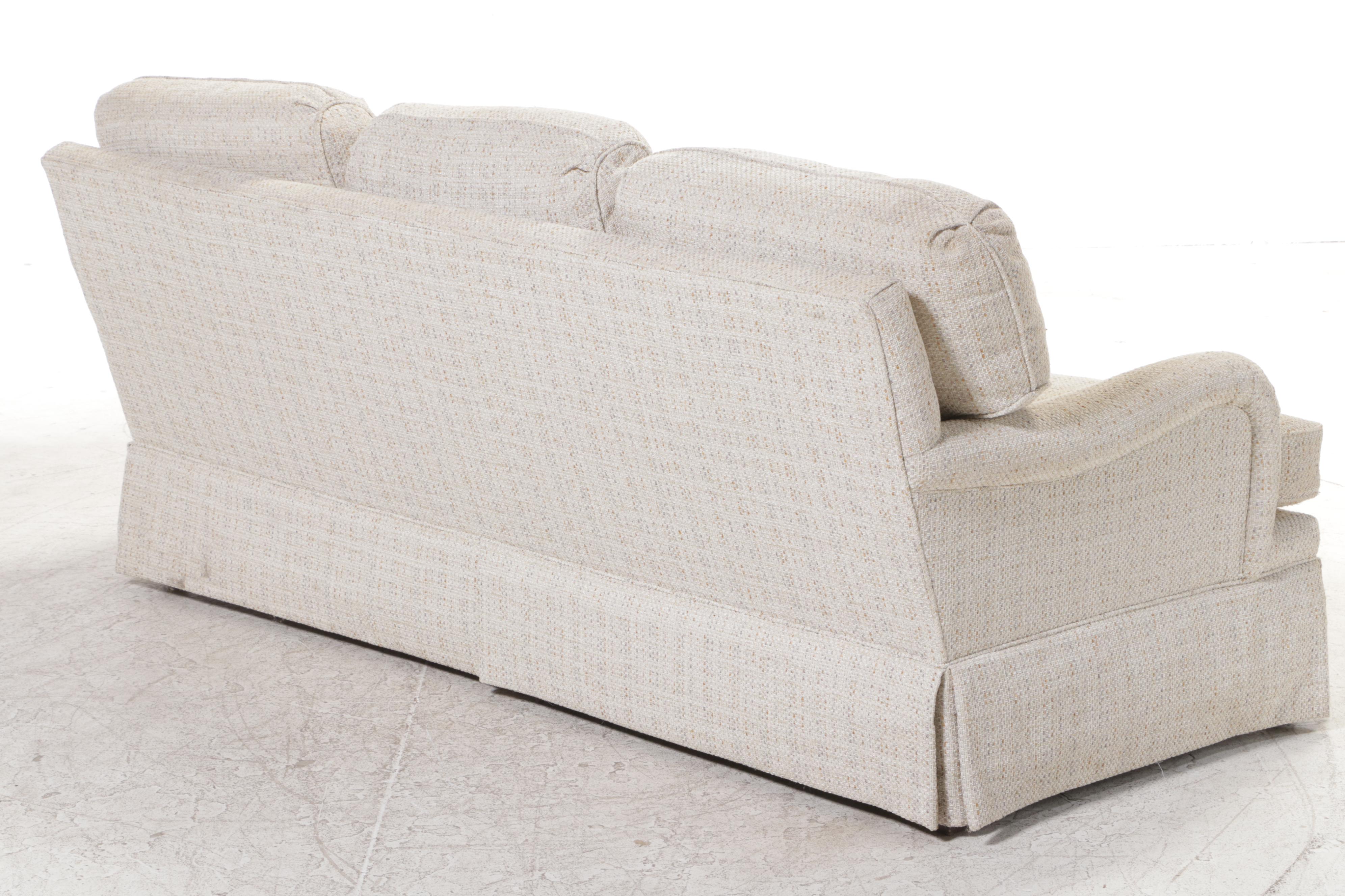 Custom-Upholstered English Roll-Arm Sofa