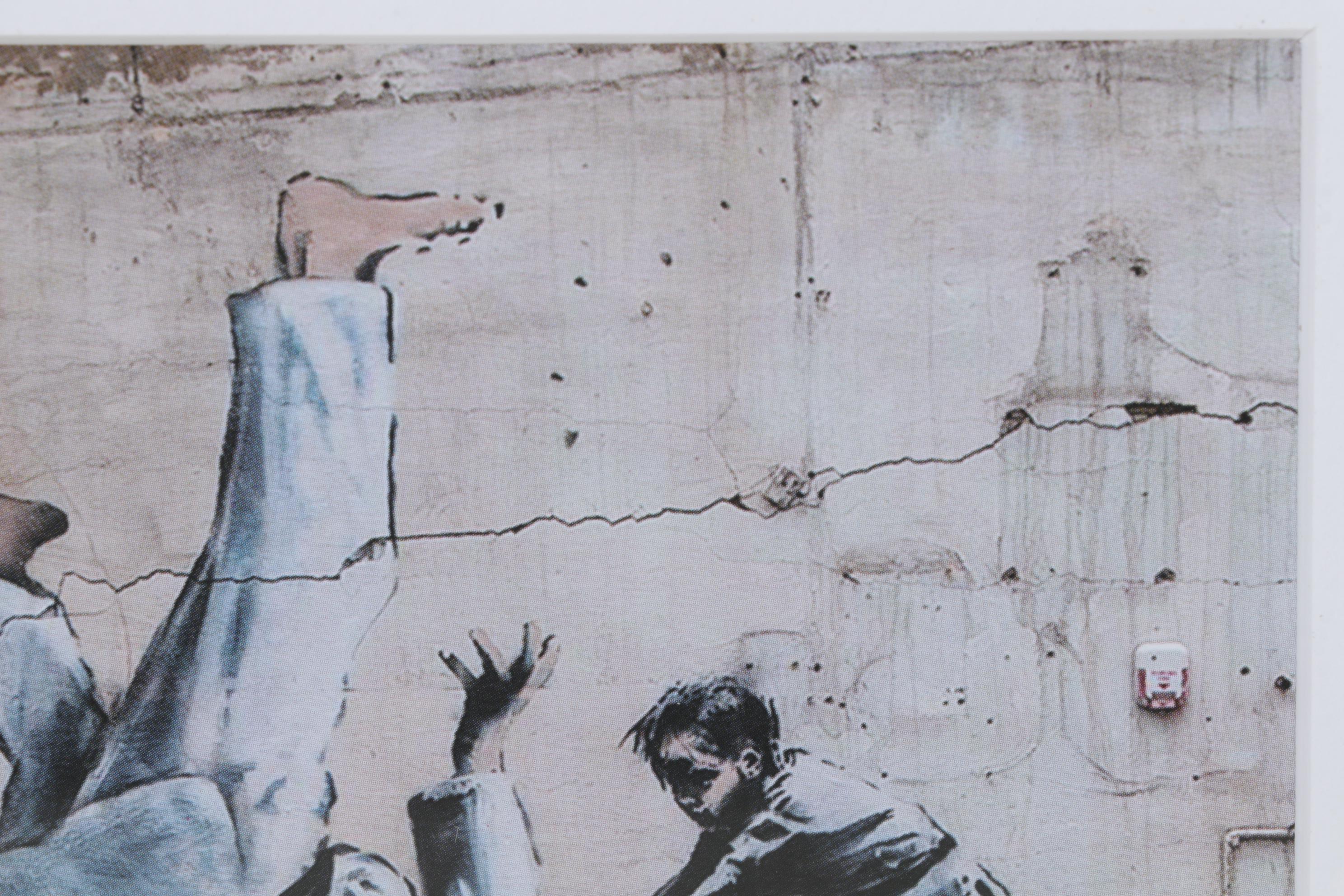 2023 After Banksy Ukraine "ПТН ПНХ!" Stamp and Postcard Set Display