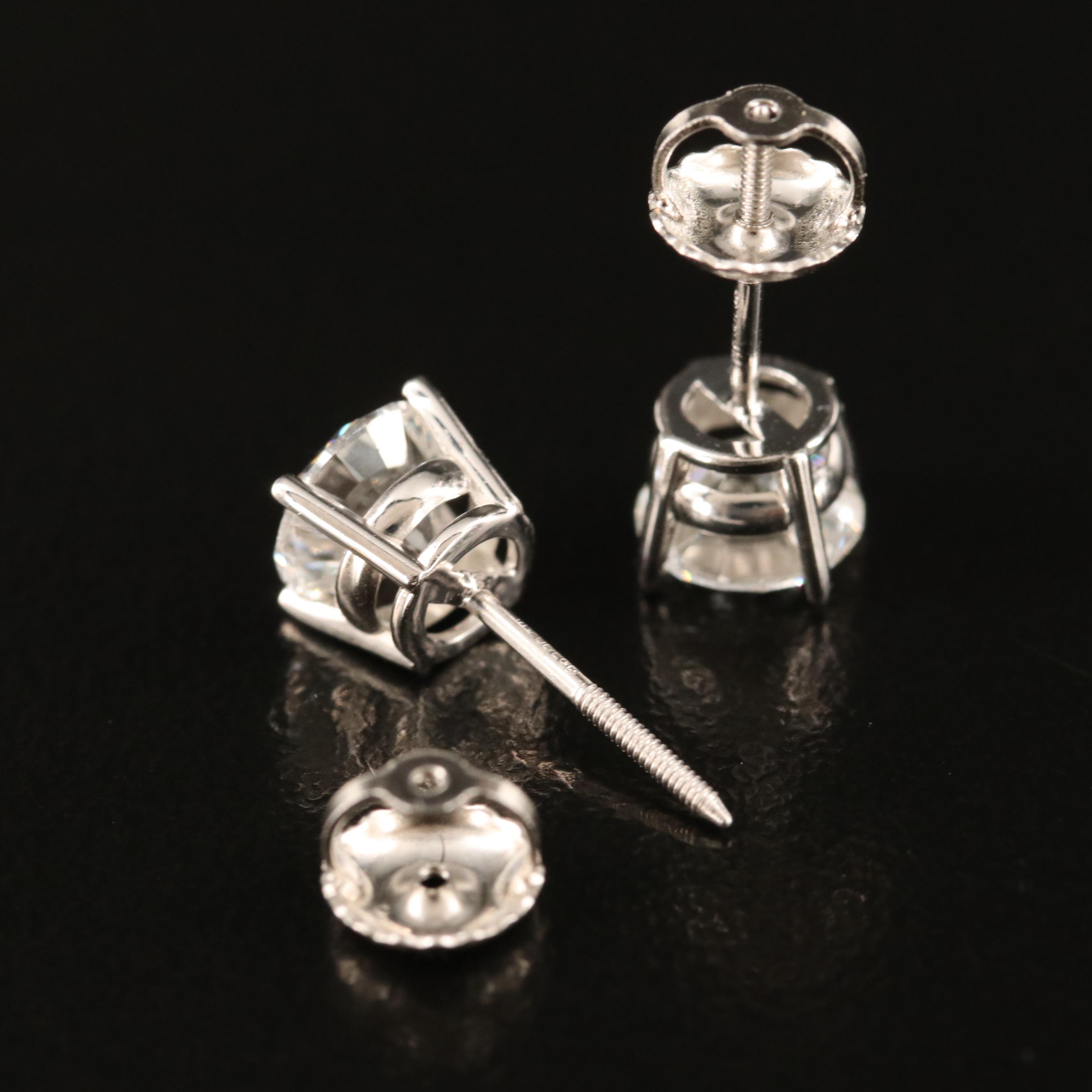 14K 1.52 CTW Lab Grown Diamond Stud Earrings
