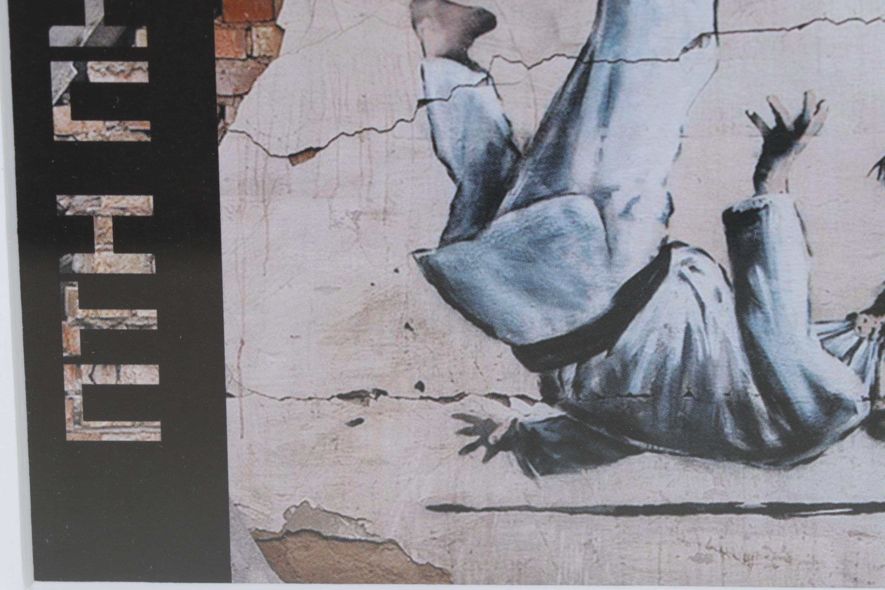 2023 After Banksy Ukraine "ПТН ПНХ!" Stamp and Postcard Set Display