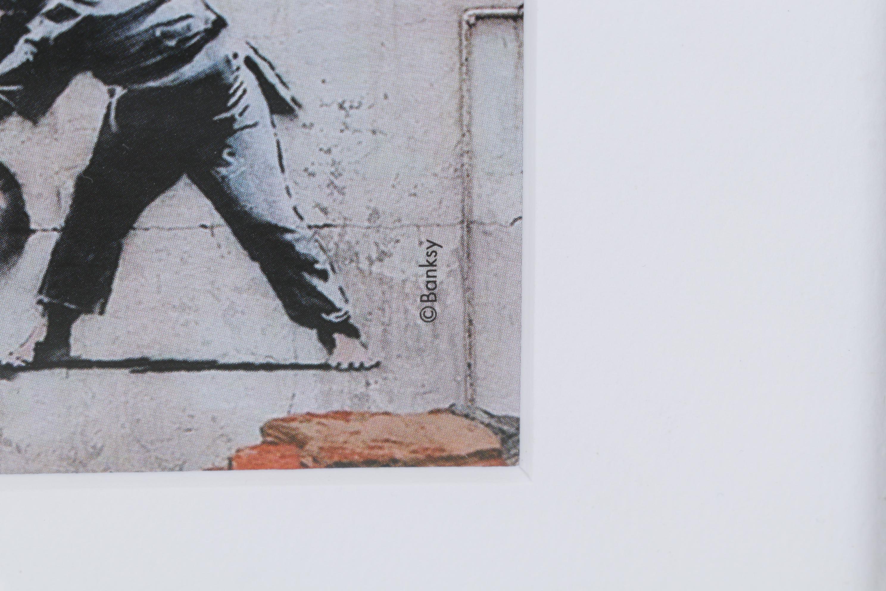 2023 After Banksy Ukraine "ПТН ПНХ!" Stamp and Postcard Set Display