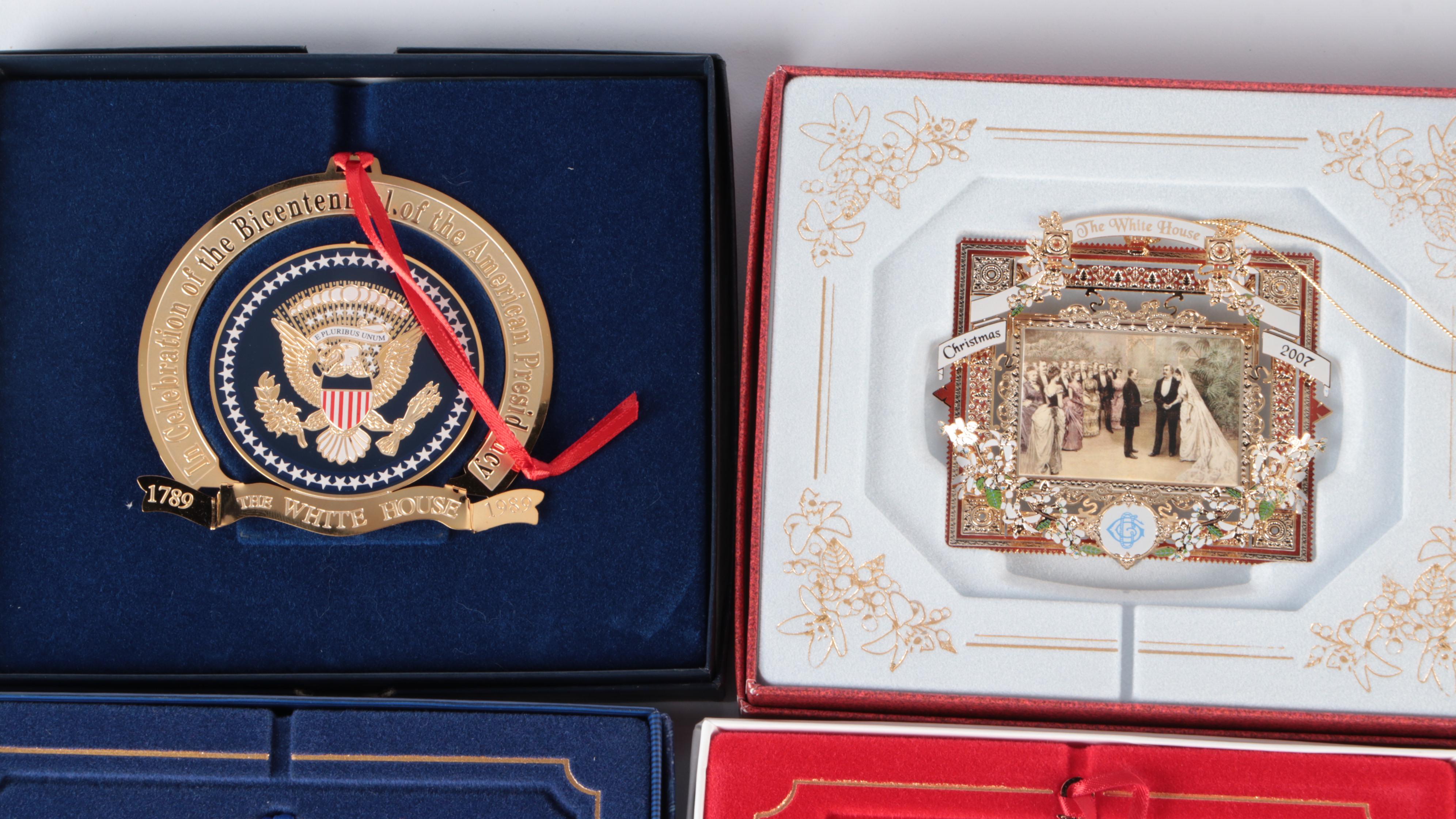 White House Historical Association and Other Christmas Tree Ornaments
