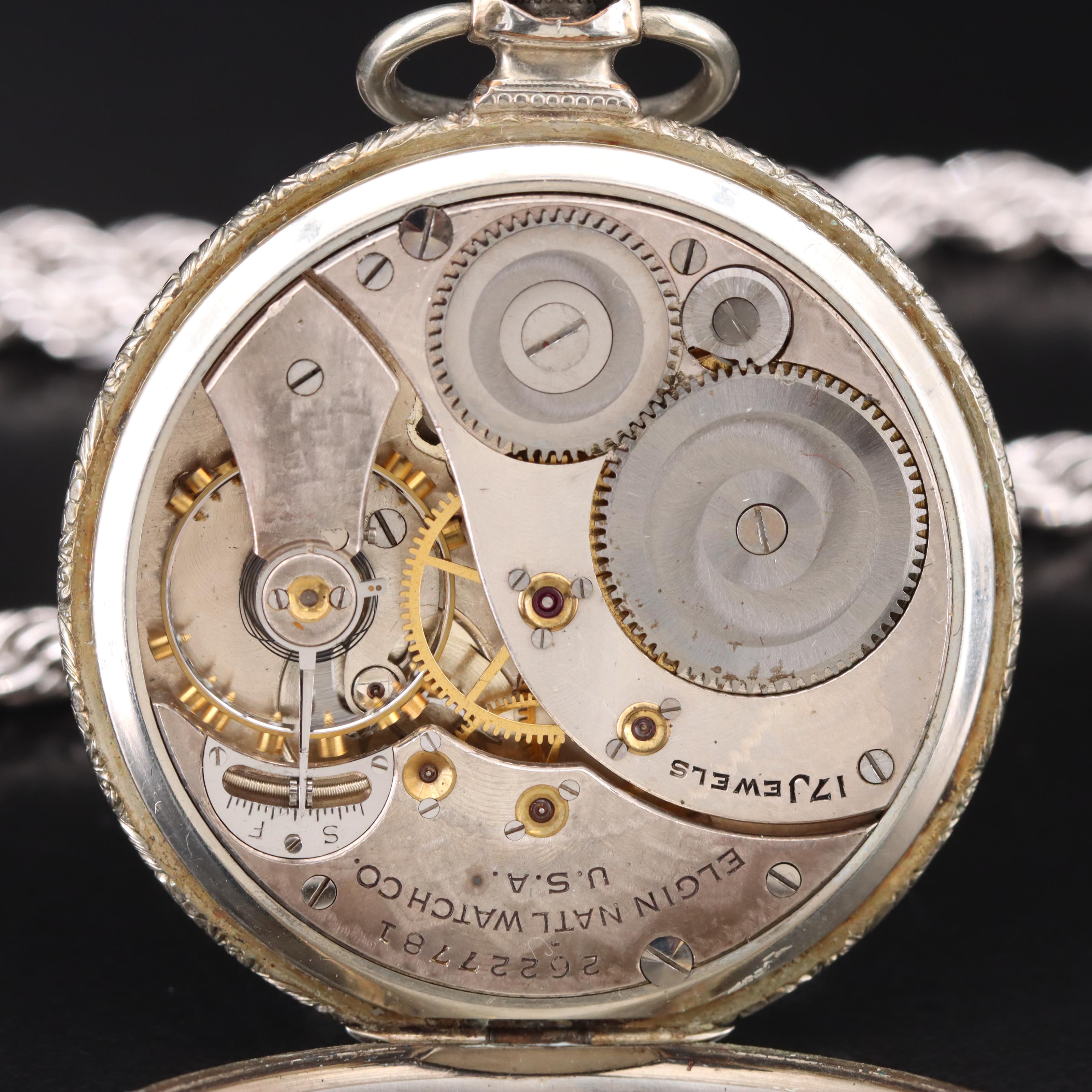 1924 Elgin The Boulevard Pocket Watch