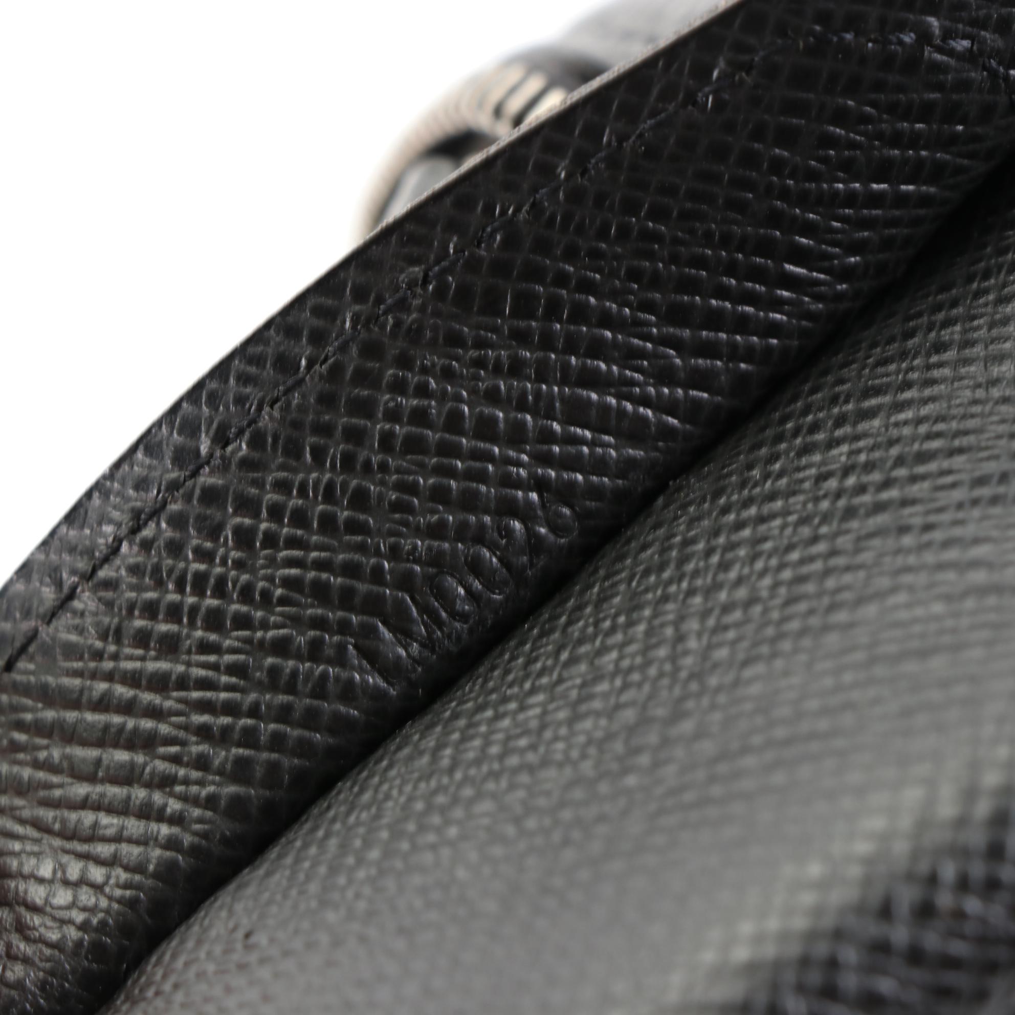 Louis Vuitton Trousse Ivan Toiletries Bag in Ardoise Taïga Leather