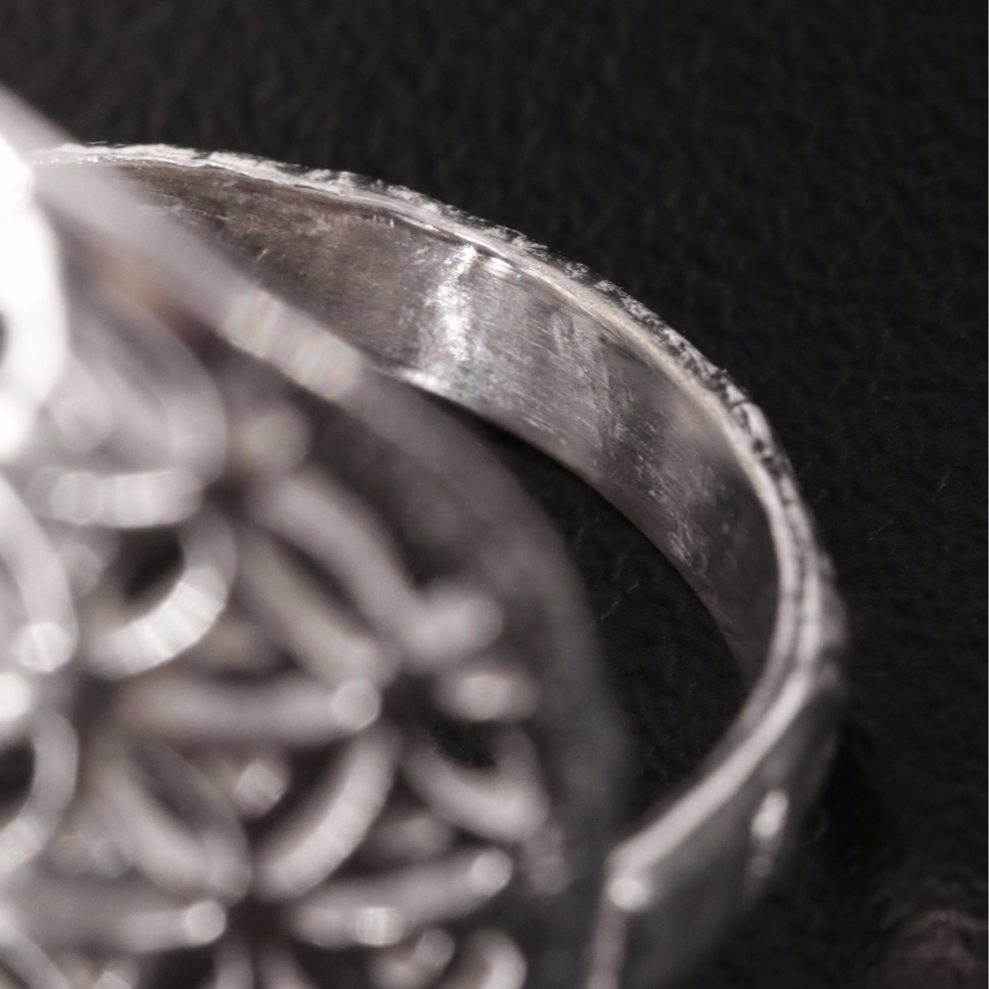 Sterling Amethyst Statement Ring