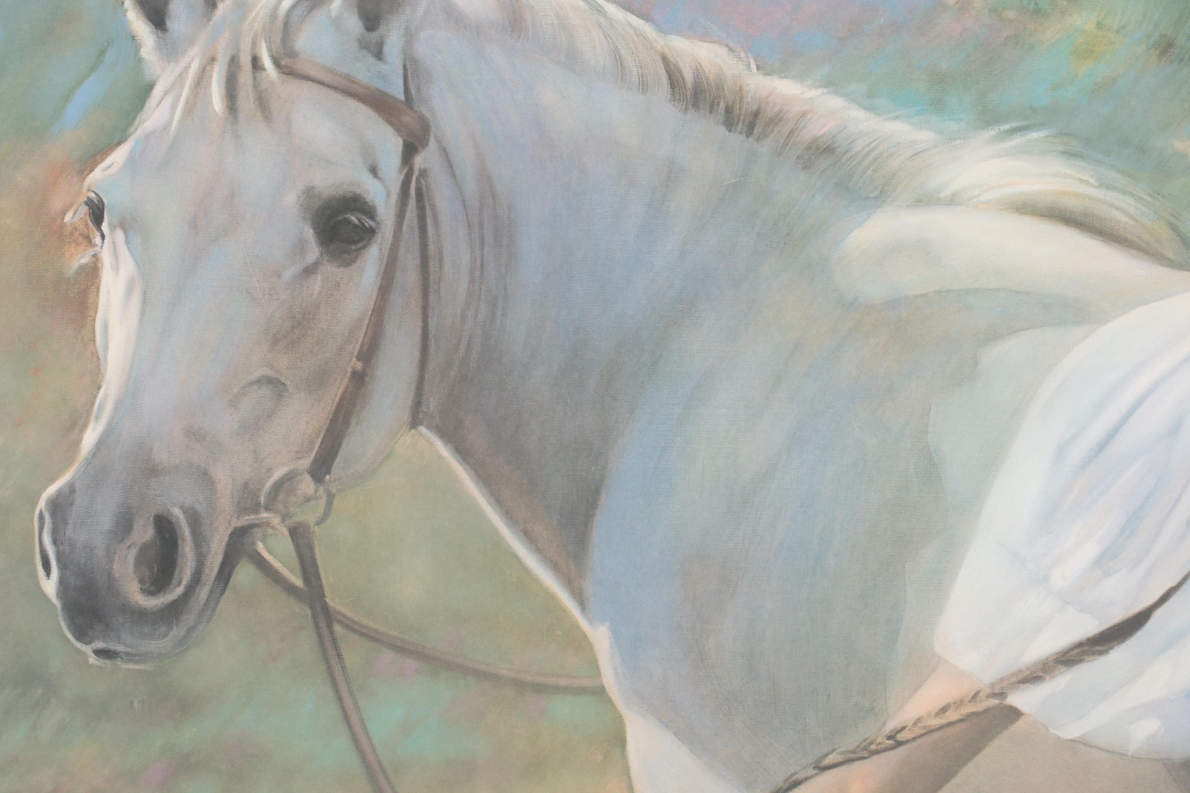 Nancy Noel Offset Lithograph "Ashley," Mid to Late 20th Century