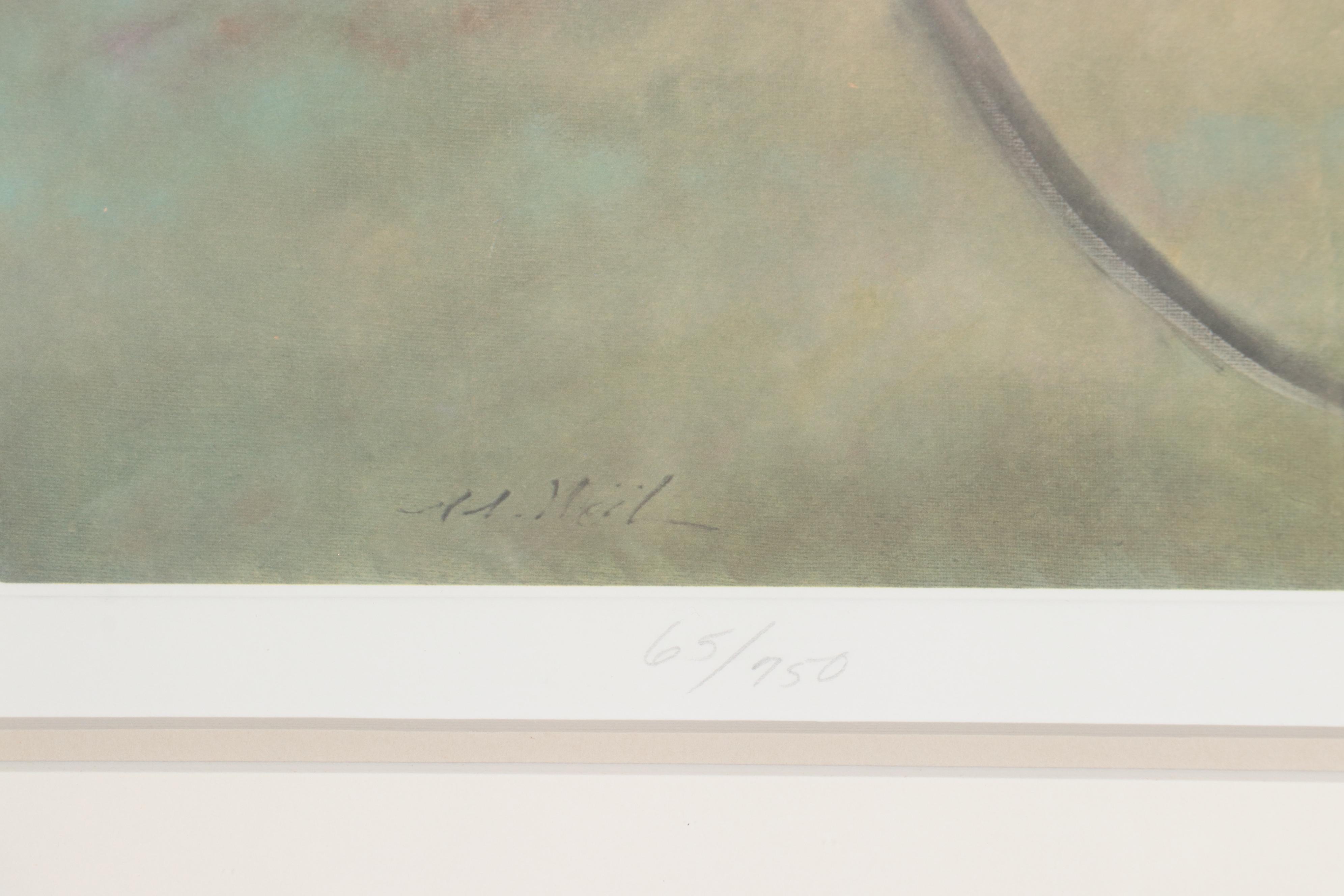 Nancy Noel Offset Lithograph "Ashley," Mid to Late 20th Century