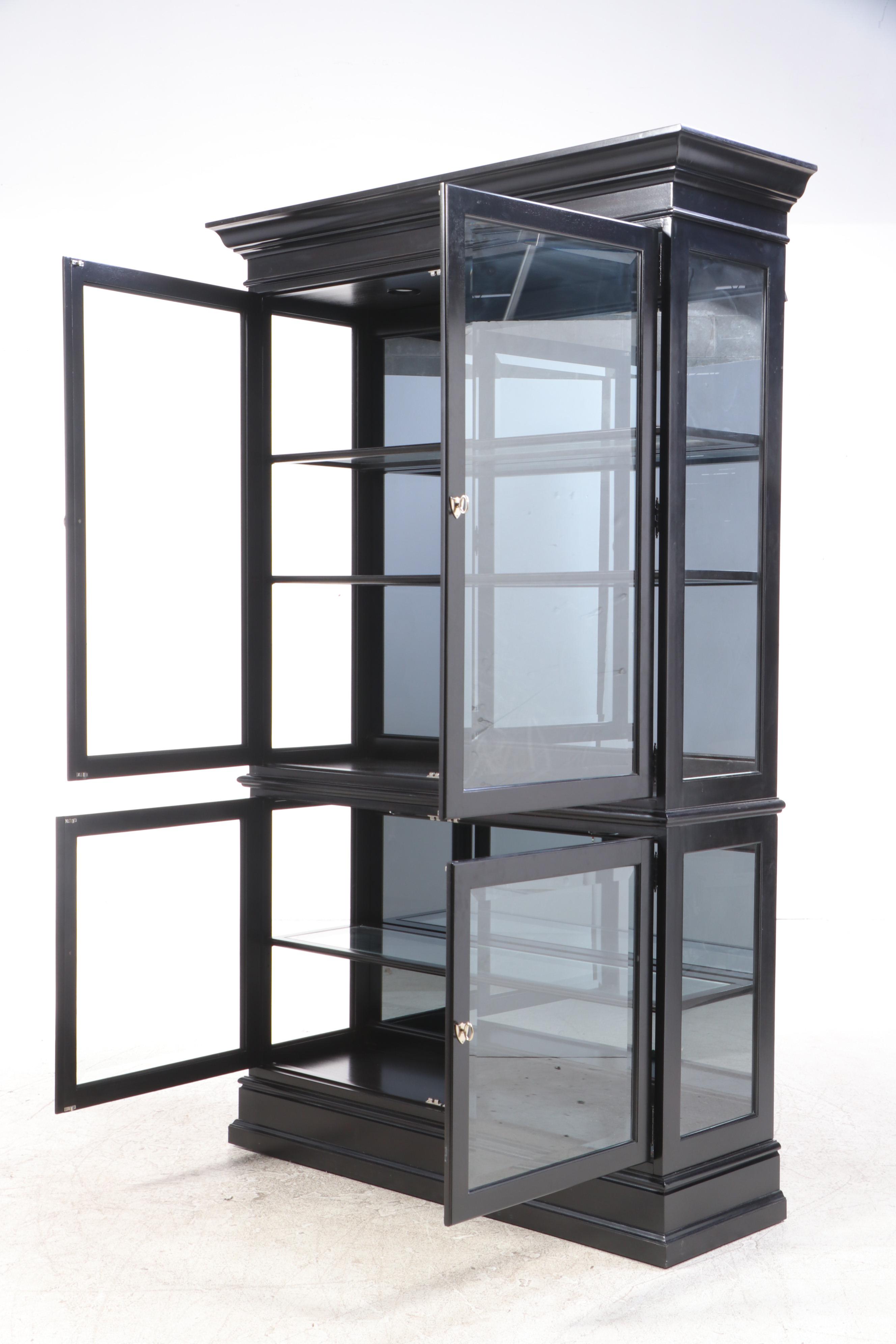 Drexel Heritage "Portobello Couture" Ebonized China Cabinet