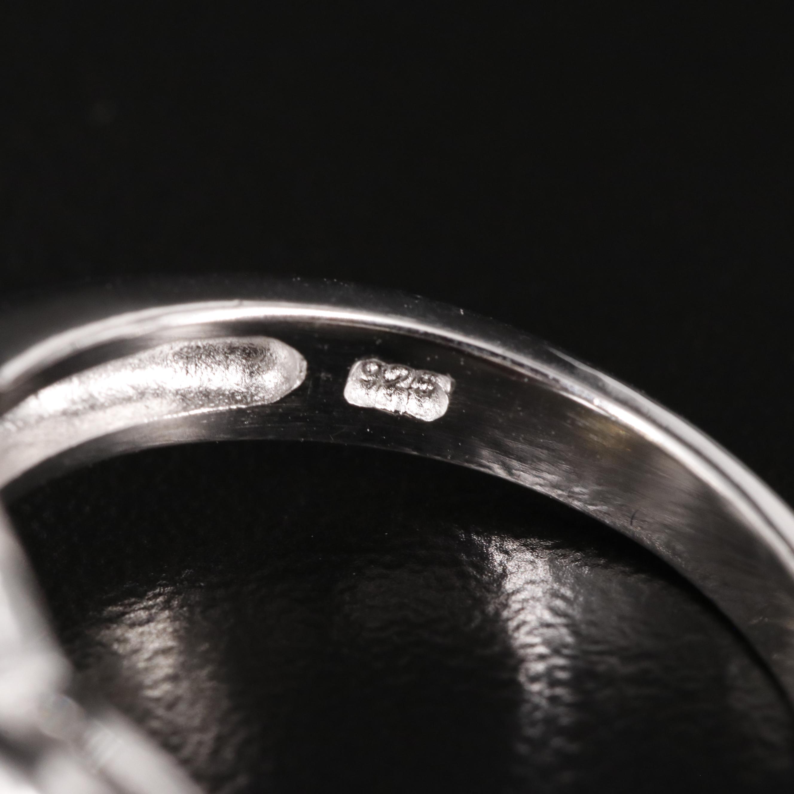 Sterling Citrine Ring