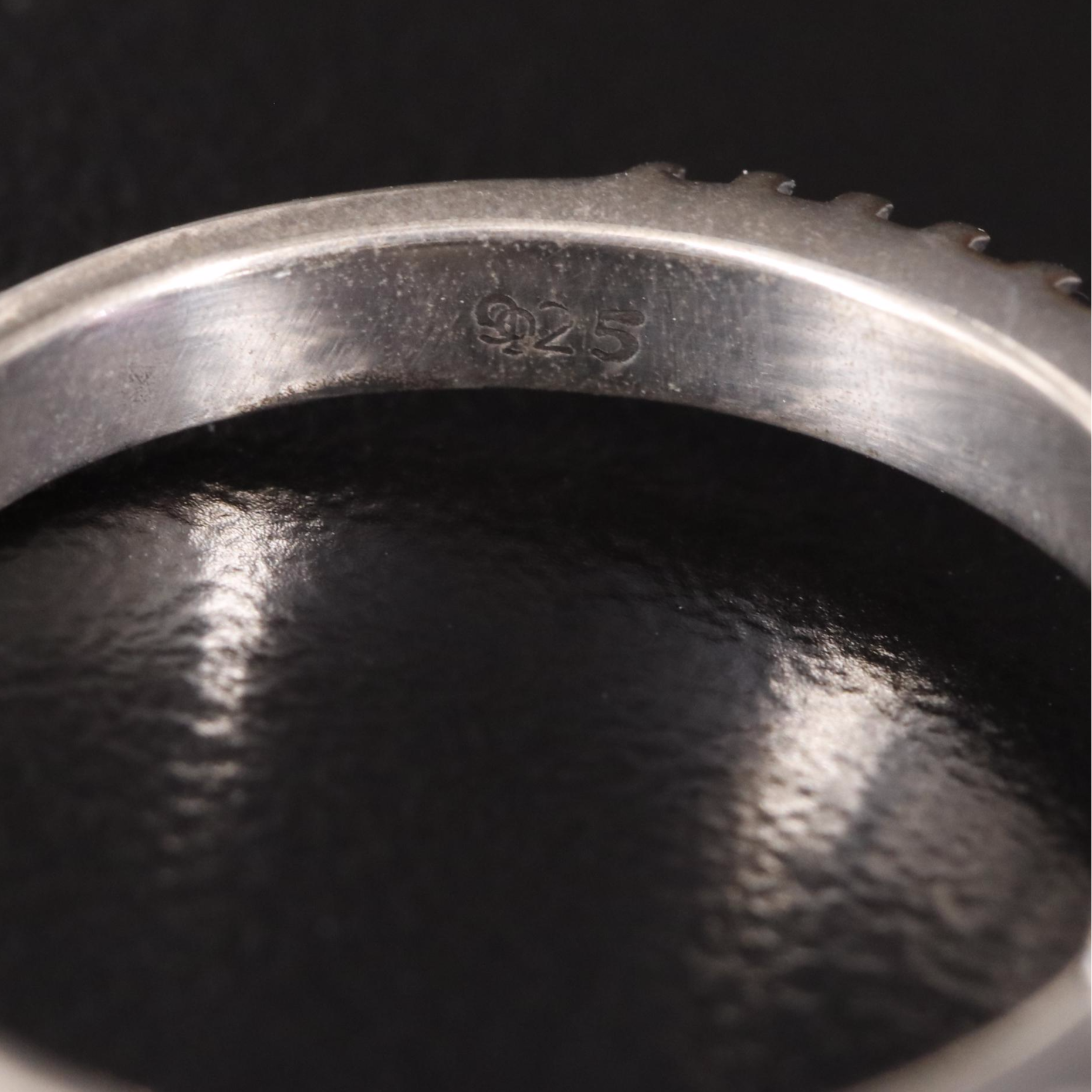 Sterling Square Amethyst Ring